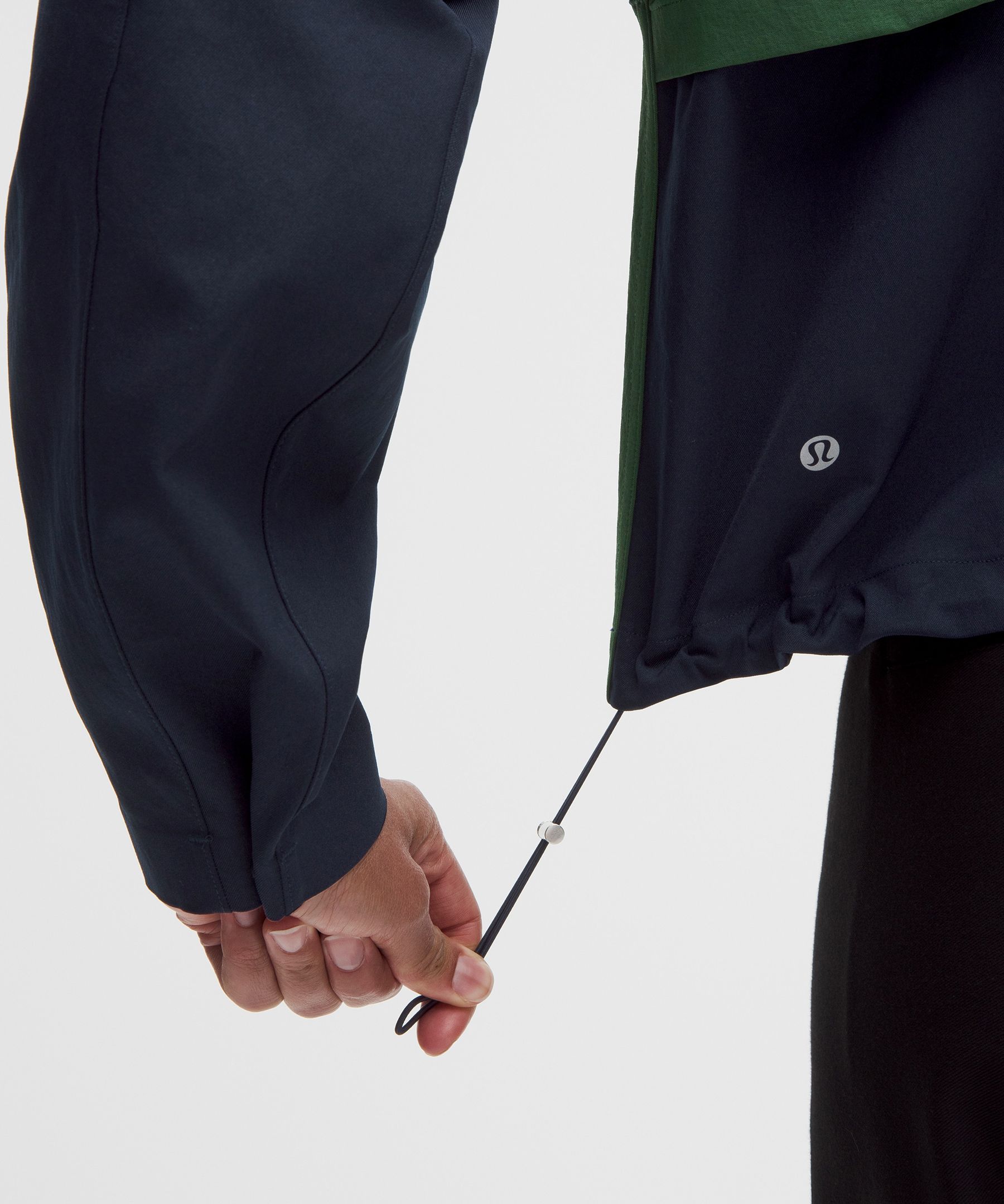 Chaqueta con paneles y cuello para golf