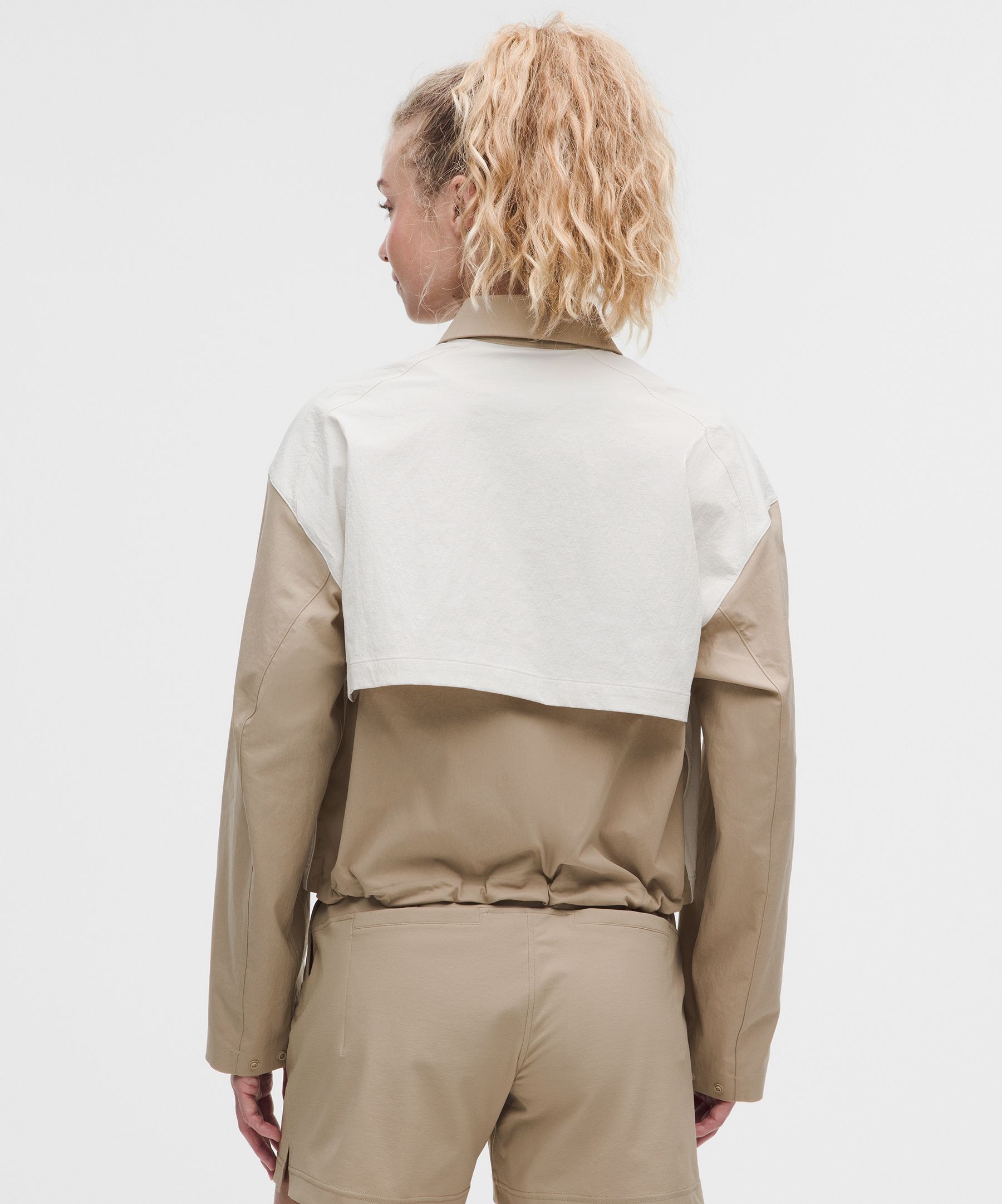 Collared Panelled Golf Jacket