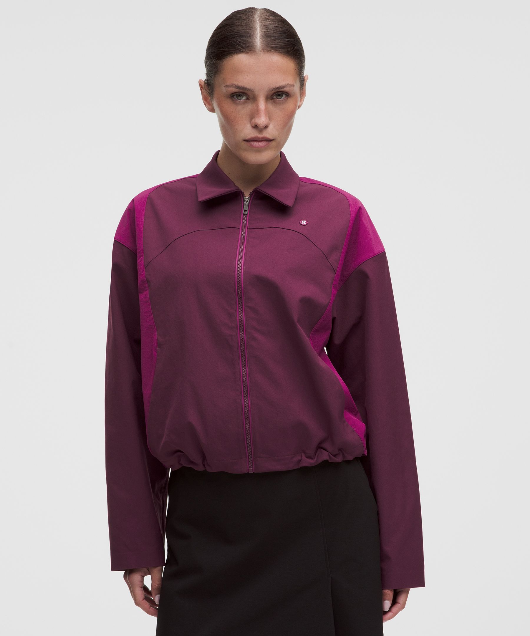 Collared Panelled Golf Jacket