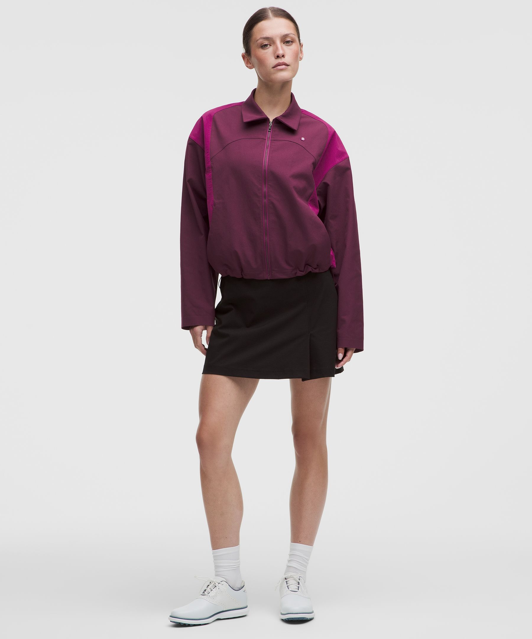 Collared Panelled Golf Jacket