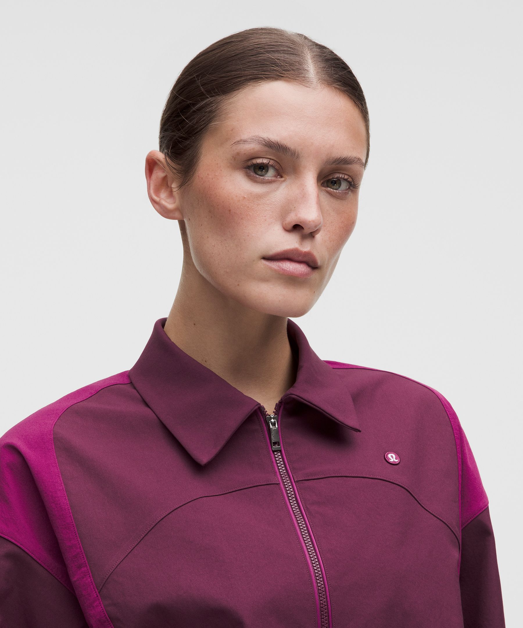 Collared Panelled Golf Jacket