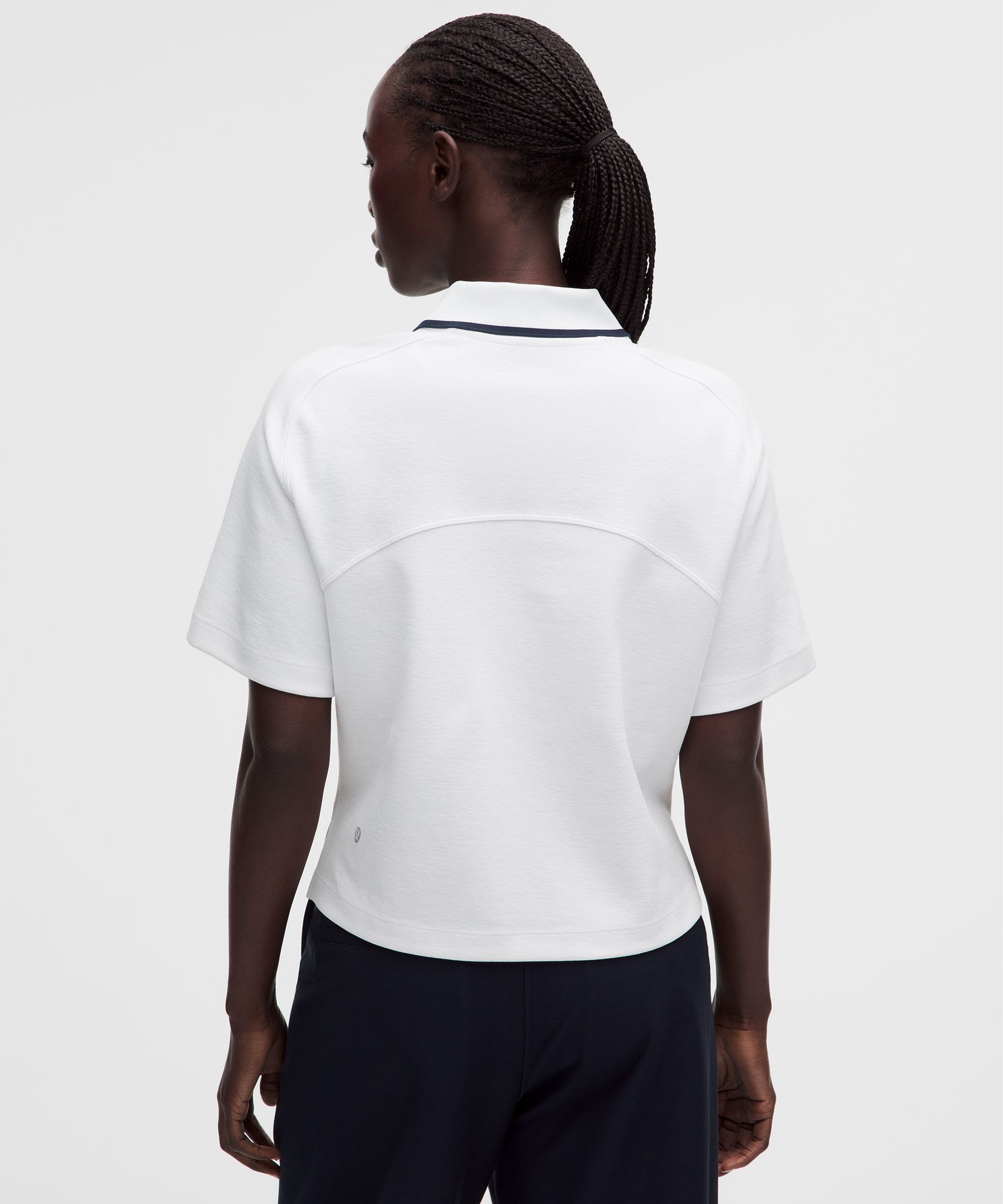 Cotton-Blend Pique Short-Sleeve Polo Shirt