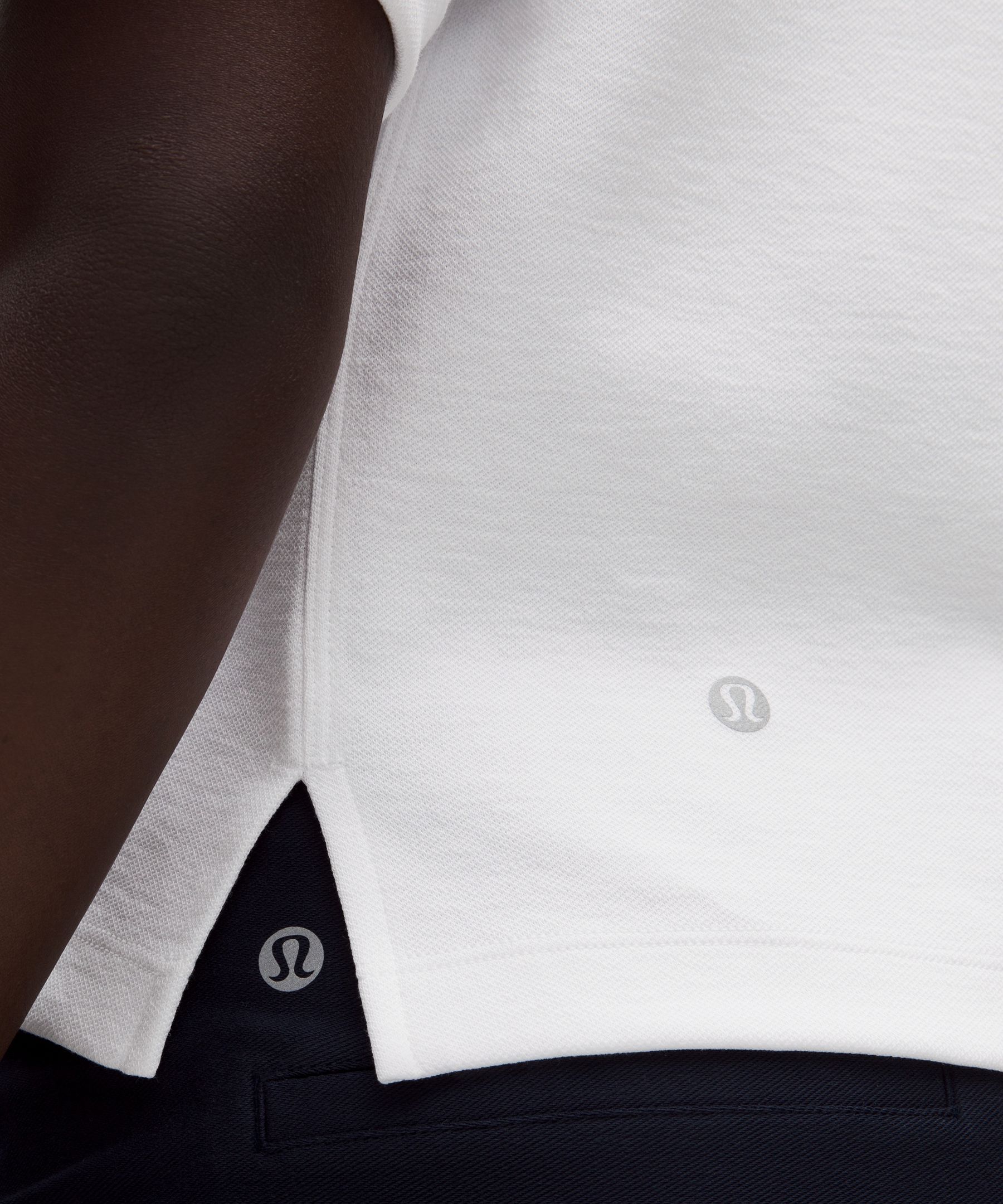 Cotton-Blend Pique Short-Sleeve Polo Shirt