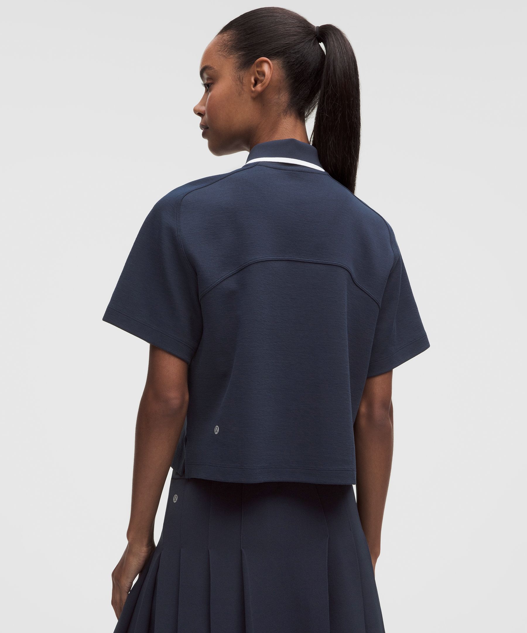 Cotton-Blend Pique Short-Sleeve Polo Shirt