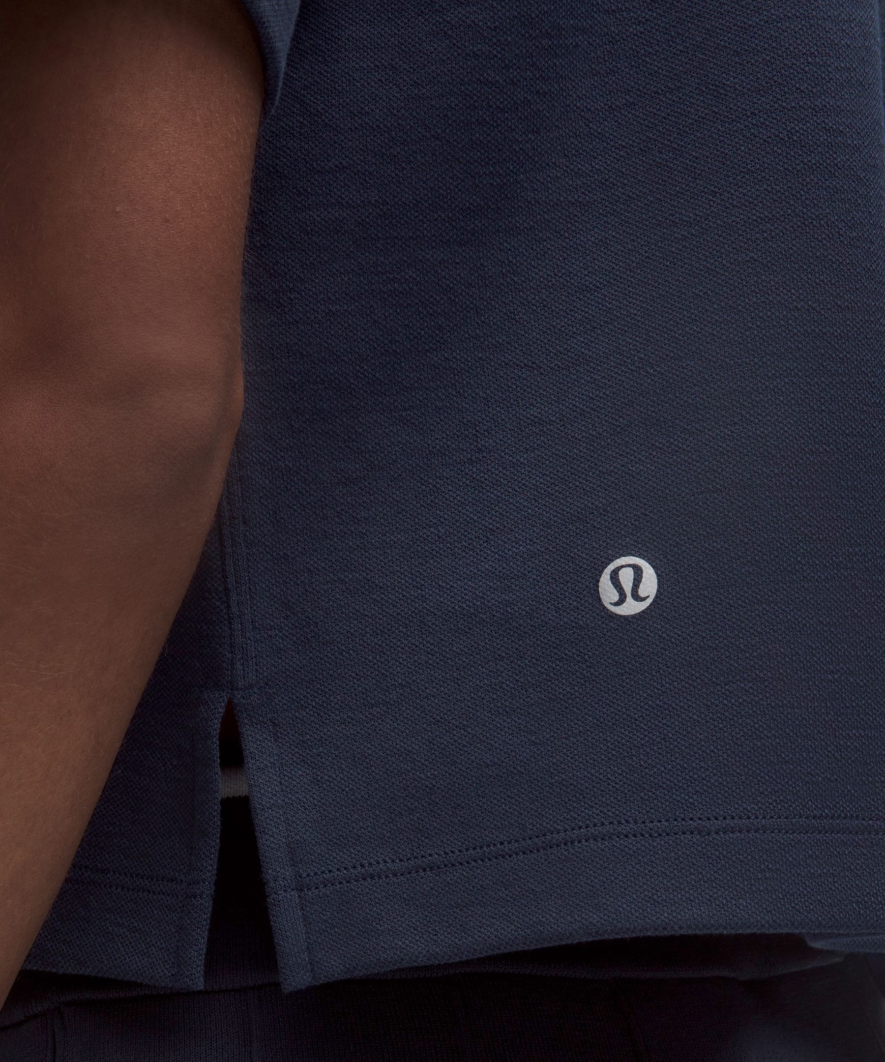 Cotton-Blend Pique Short-Sleeve Polo Shirt