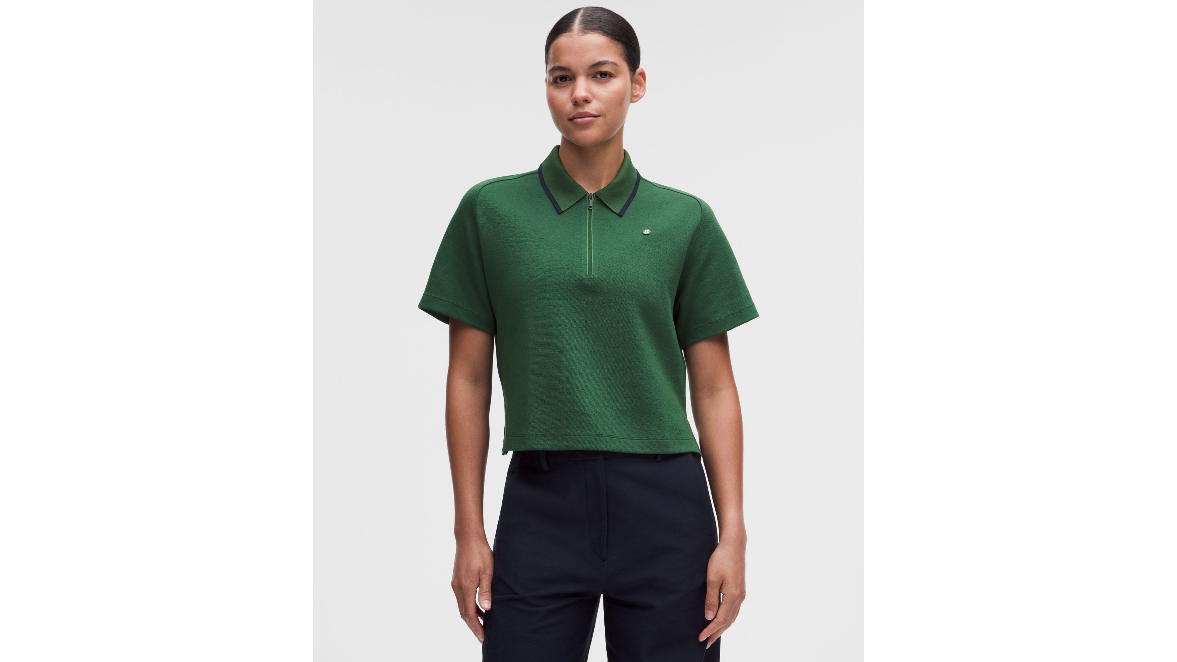 Cotton-Blend Pique Short-Sleeve Polo Shirt