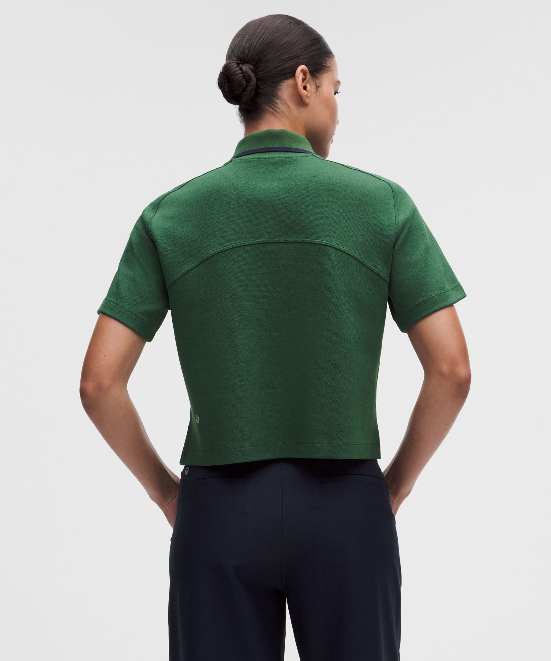 Cotton-Blend Pique Short-Sleeve Polo Shirt
