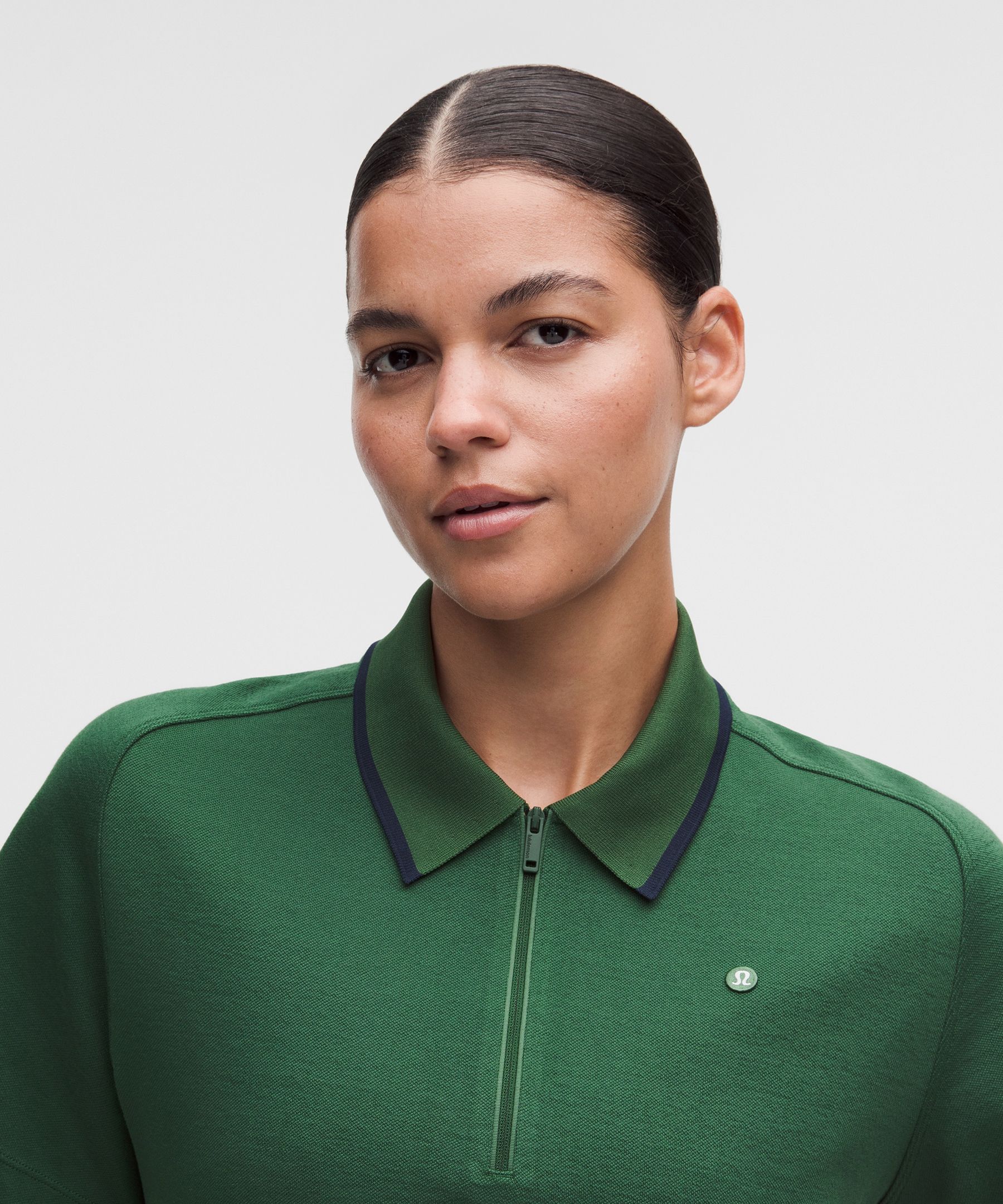 Cotton-Blend Pique Short-Sleeve Polo Shirt