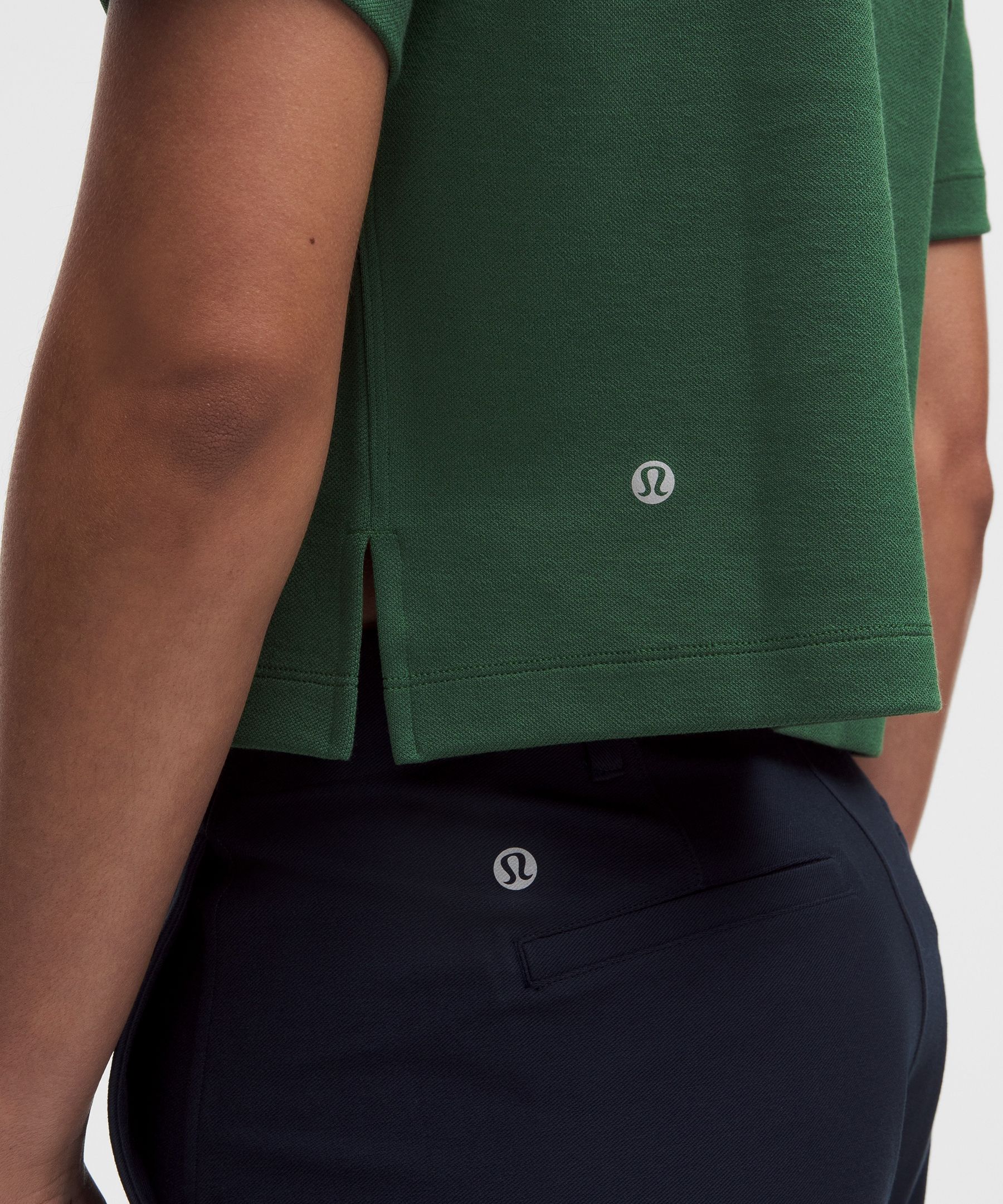Cotton-Blend Pique Short-Sleeve Polo Shirt