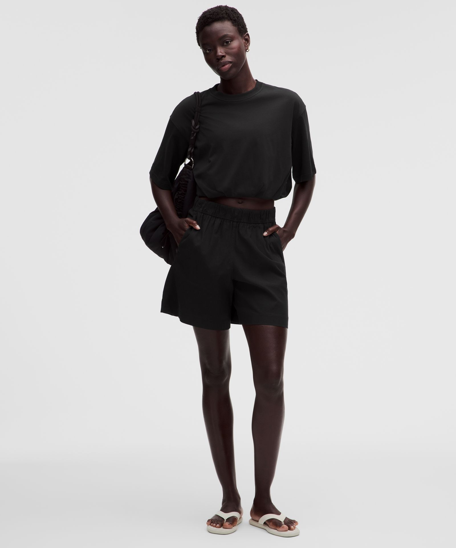 Женская футболка Lululemon Cotton Jersey Bubble-Hem — фото 2