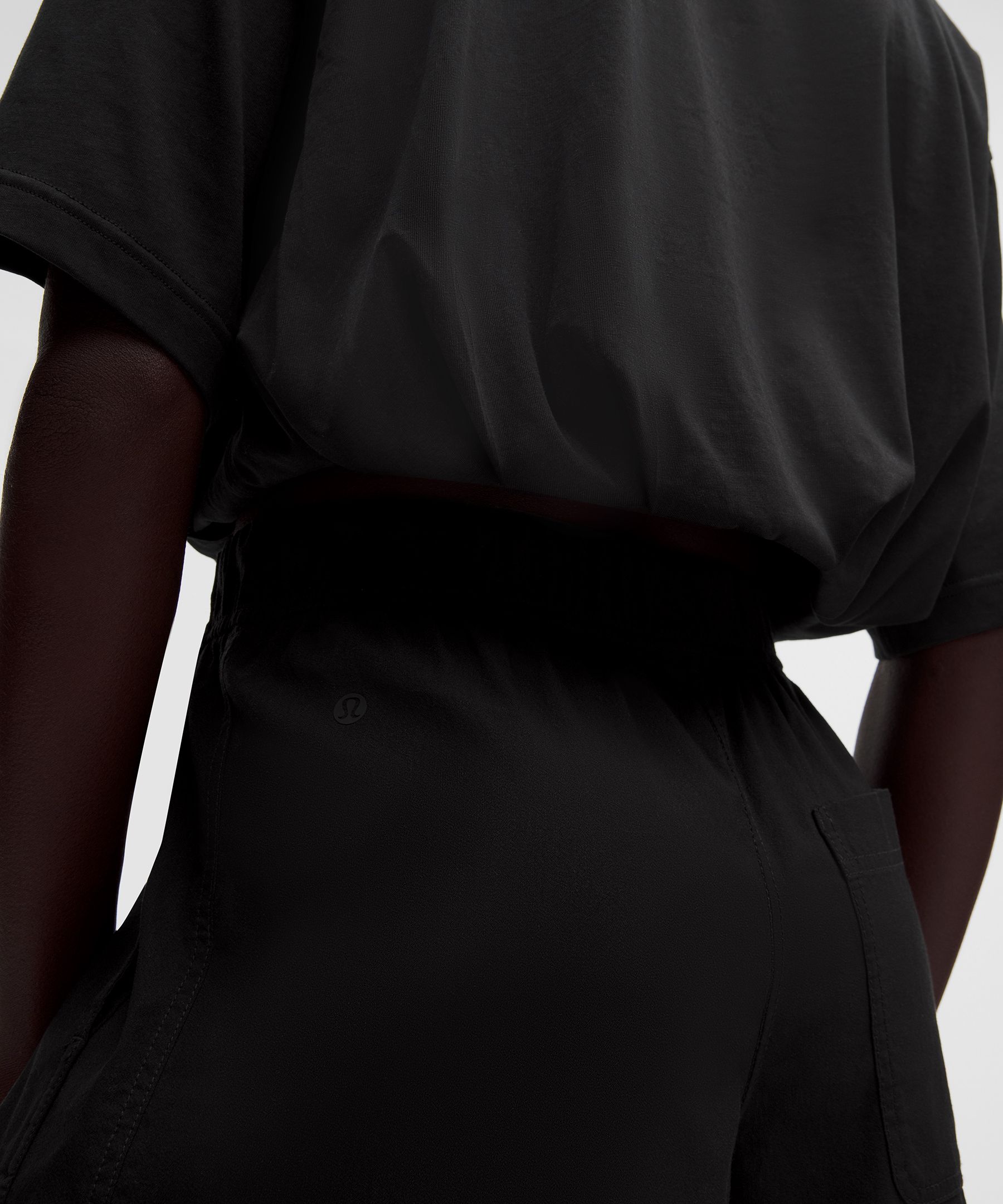 Cotton Jersey Bubble-Hem T-Shirt