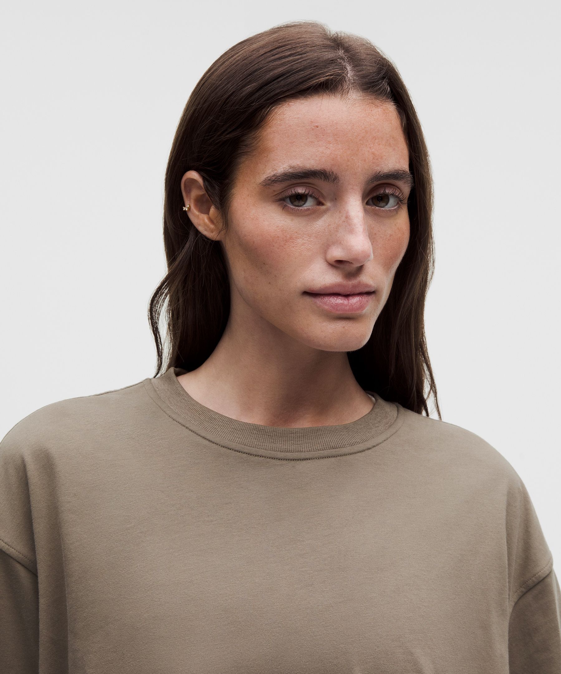 Cotton Jersey Bubble-Hem T-Shirt thumbnail 4