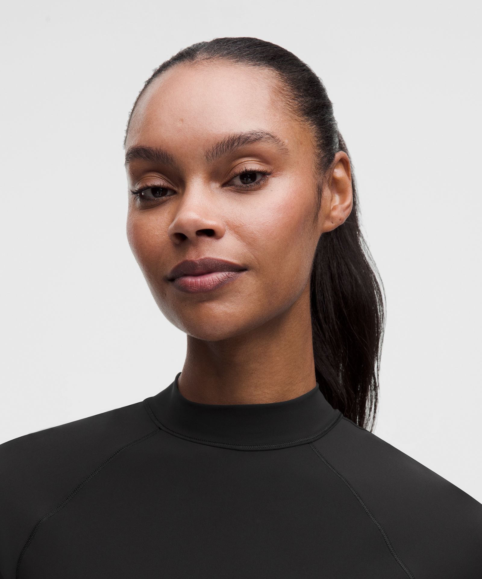 Женская рубашка Lululemon Lightweight Mockneck с коротким рукавом — фото 4