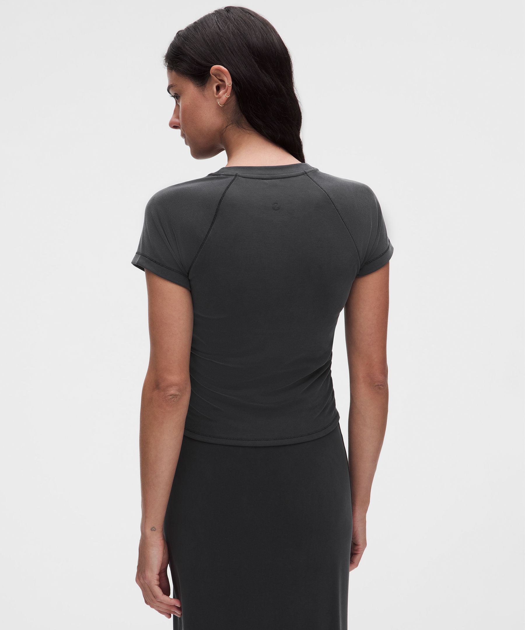 Micro-Rib Drapey Softstreme Baby Tee