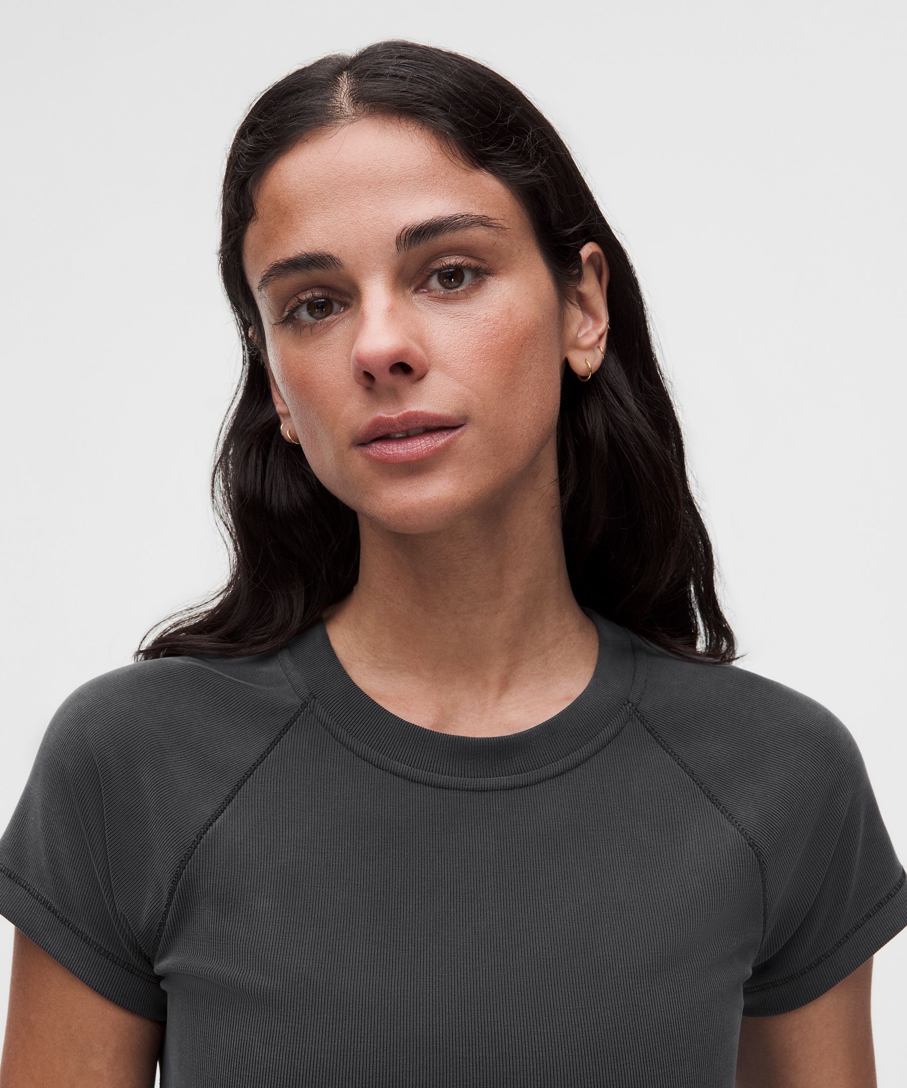 Micro-Rib Drapey Softstreme Baby Tee
