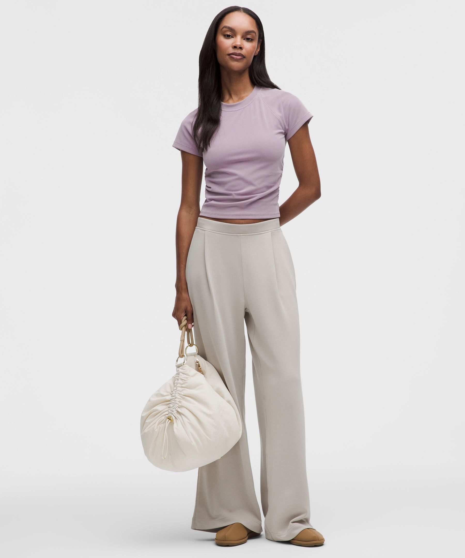 Micro-Rib Drapey Softstreme Baby Tee