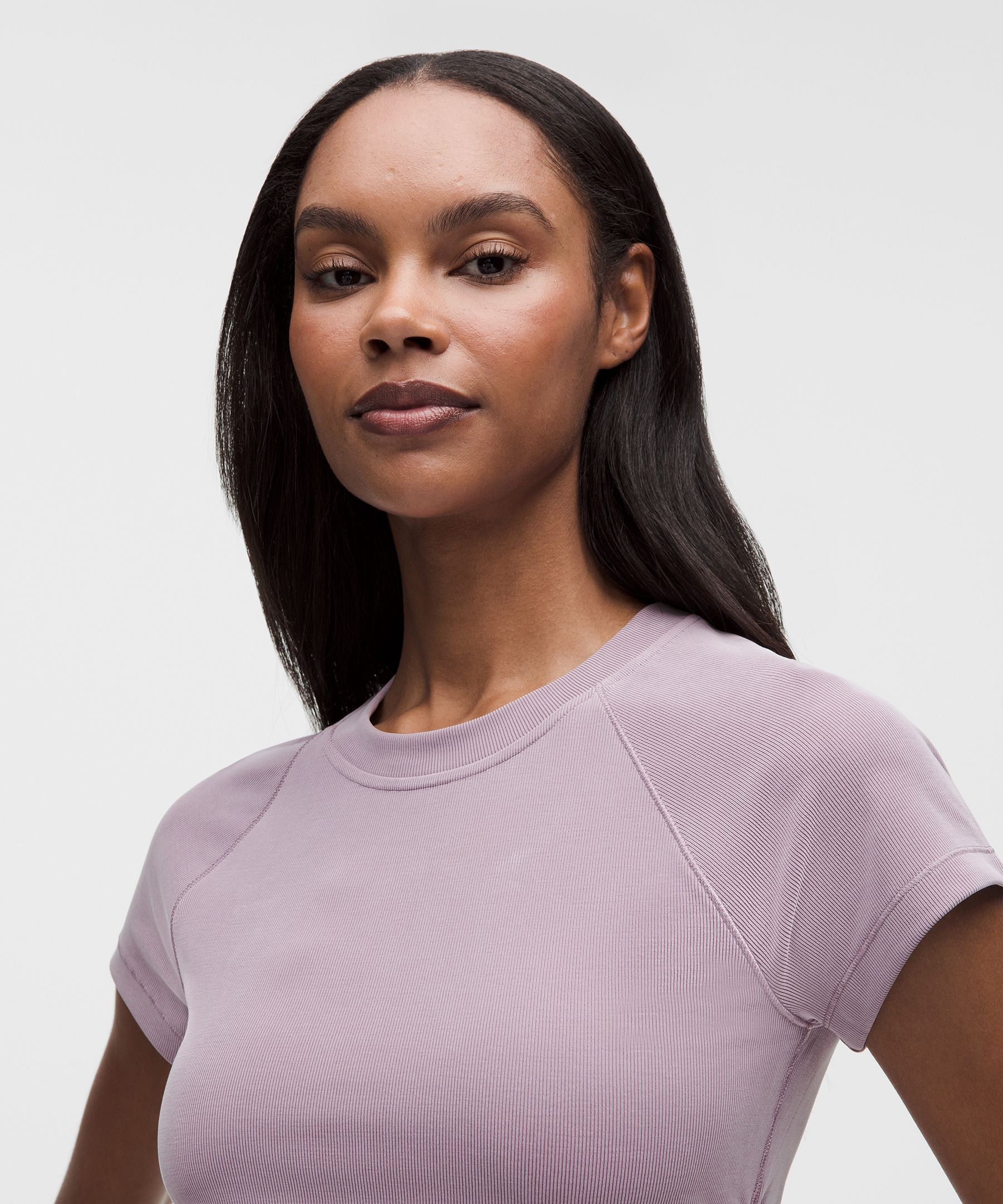 Micro-Rib Drapey Softstreme Baby Tee