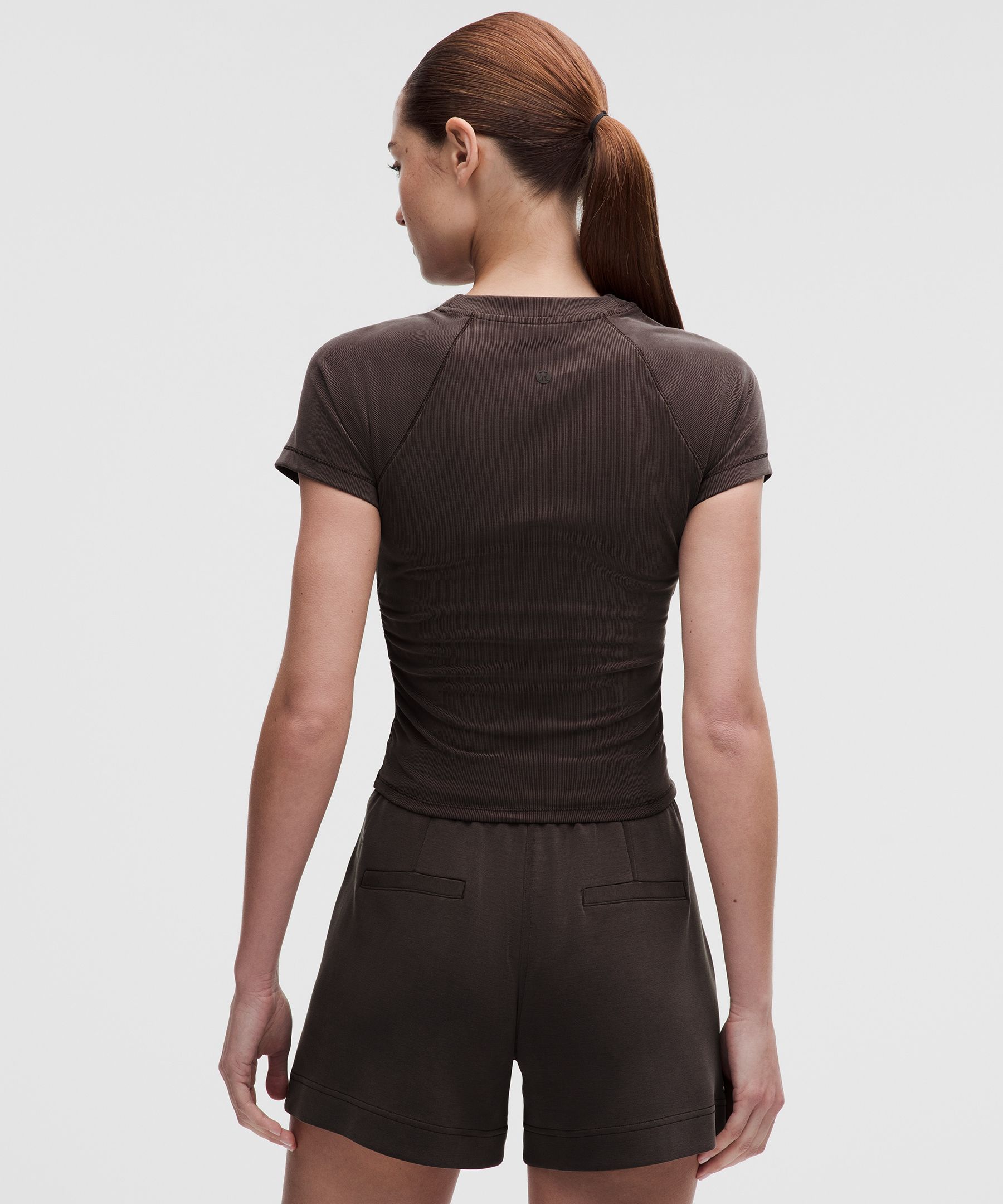 Micro-Rib Drapey Softstreme Baby Tee