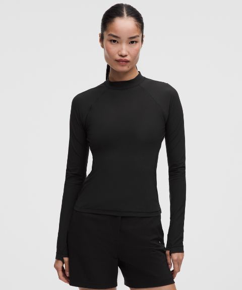 Женский лонгслив Lululemon UV-Protective Mockneck