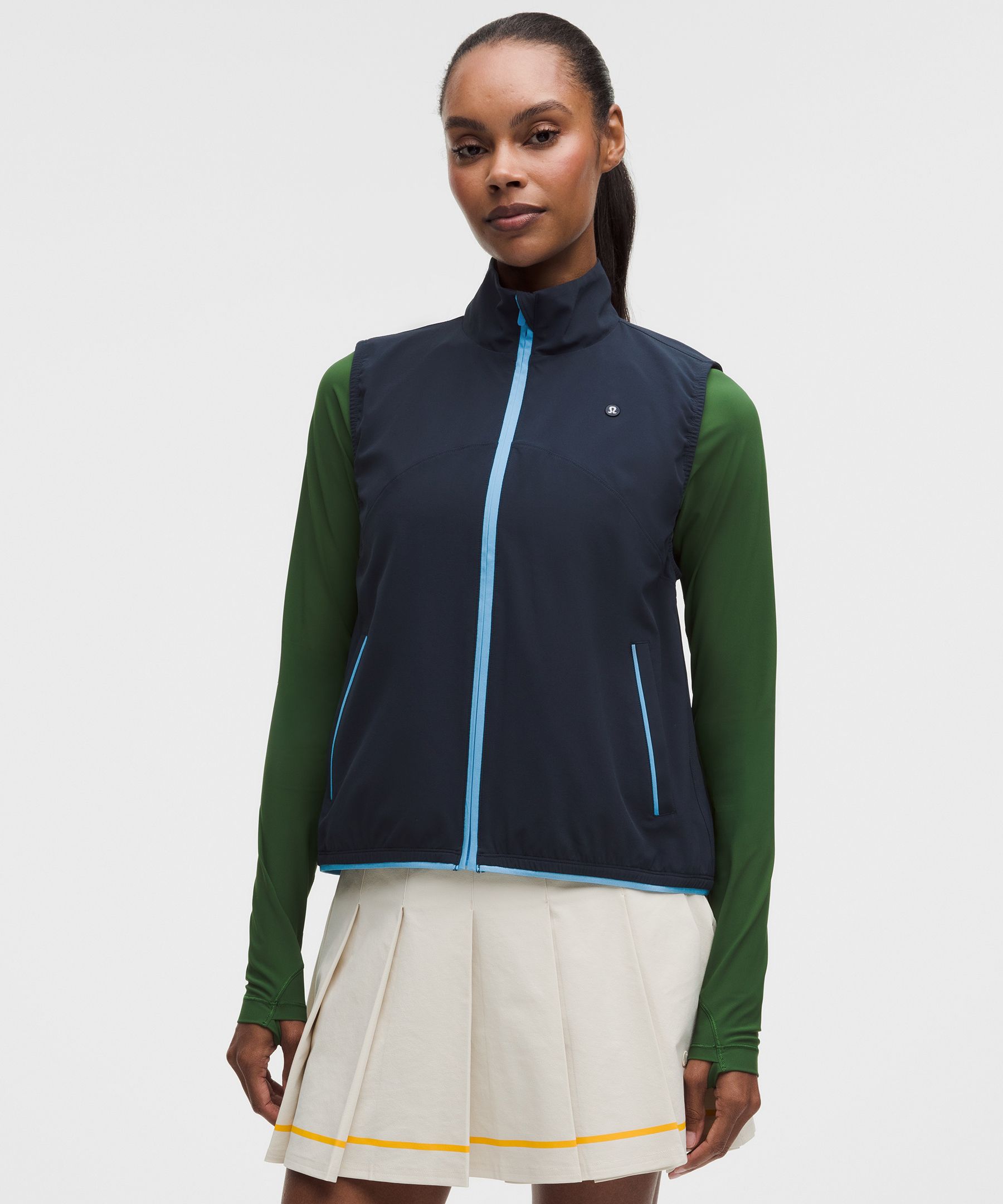 Lightweight High-Neck Golf Vest *Graphic