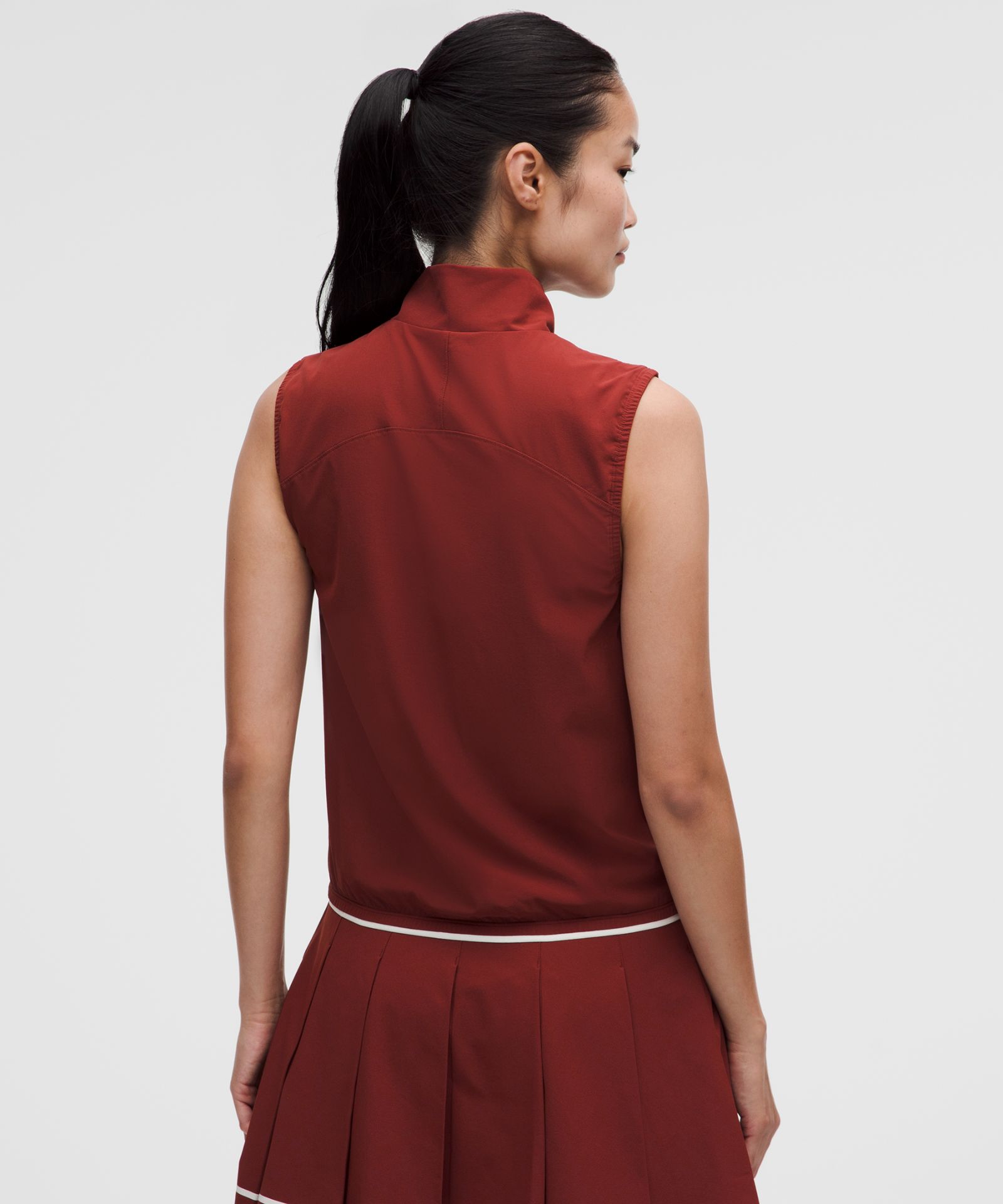 Женский лёгкий жилет для гольфа Lululemon с высоким воротом — фото 3