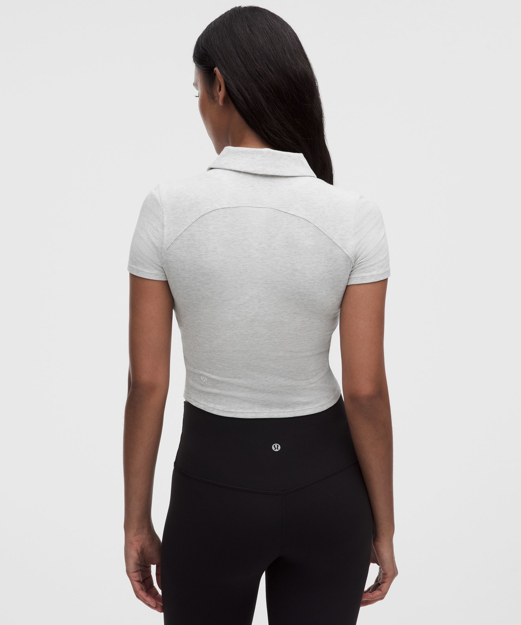 Button-Up Collared Short-Sleeve Shirt