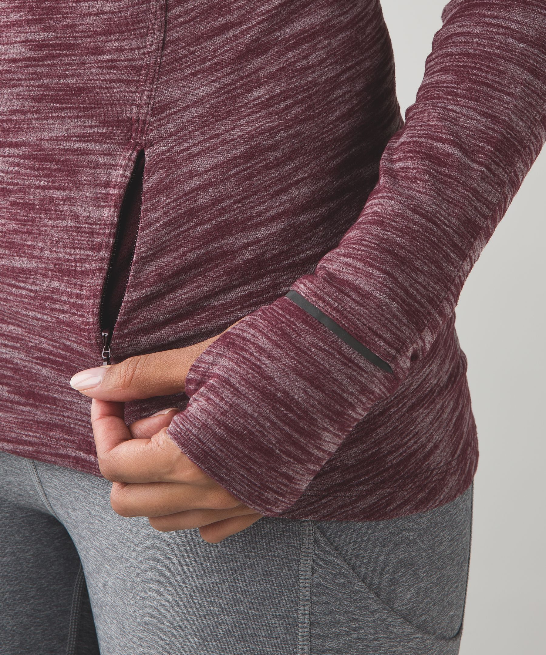 kanto catch me 1/2 zip women's long sleeve running tops lululemon