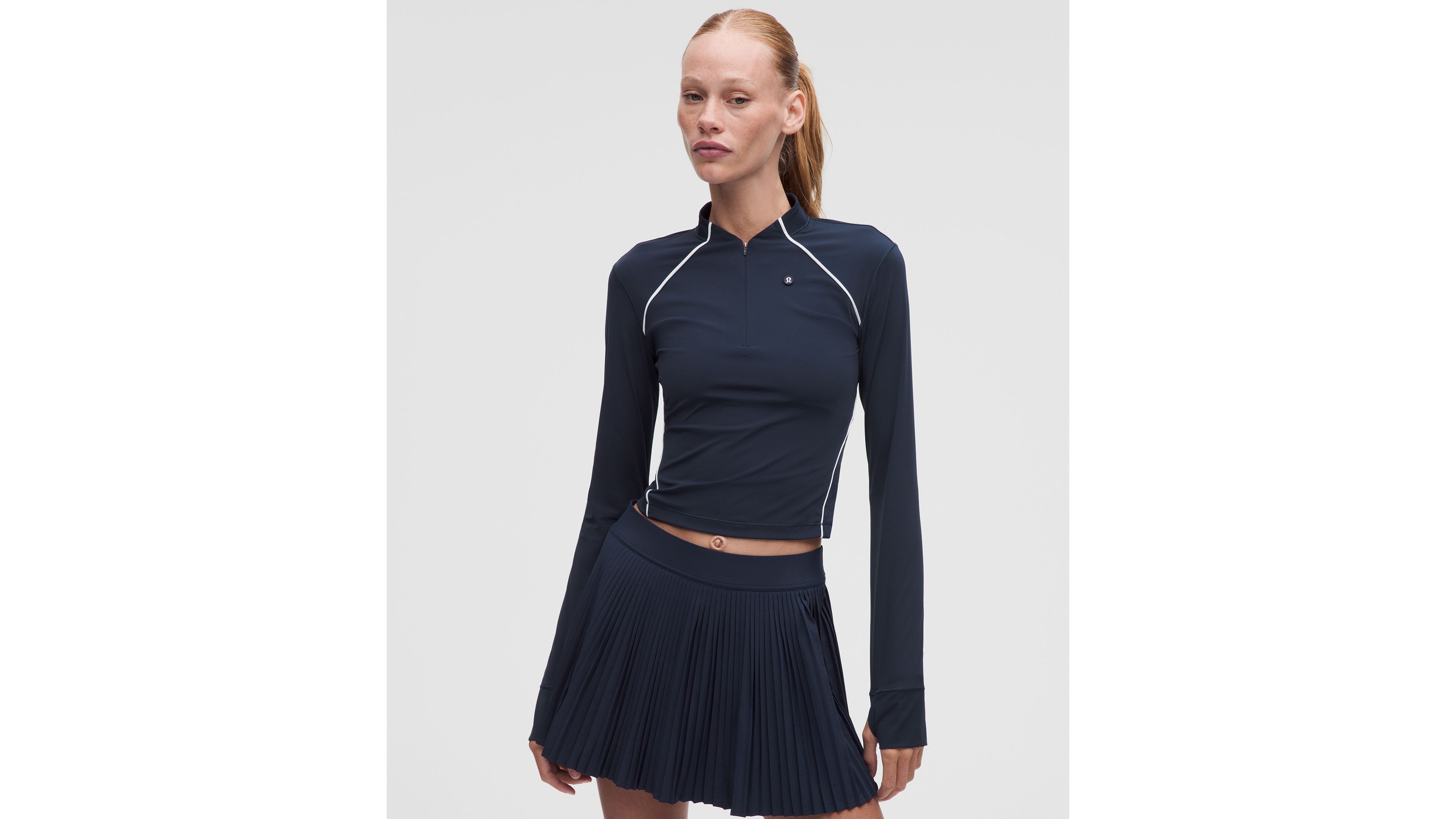 Golf Mockneck Long-Sleeve Shirt