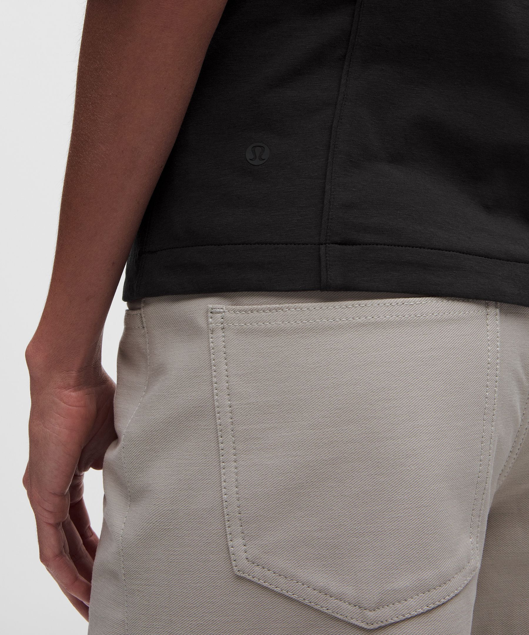 Gathered Waist Short-Sleeve Shirt