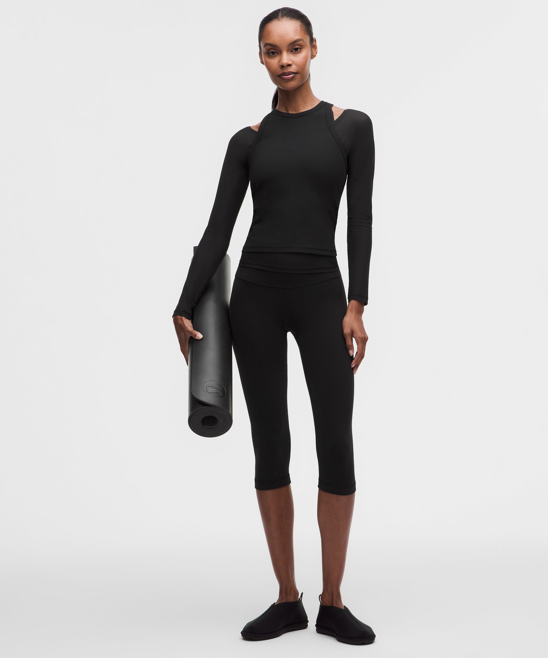 Layered Mesh Nulu Long-Sleeve Shirt