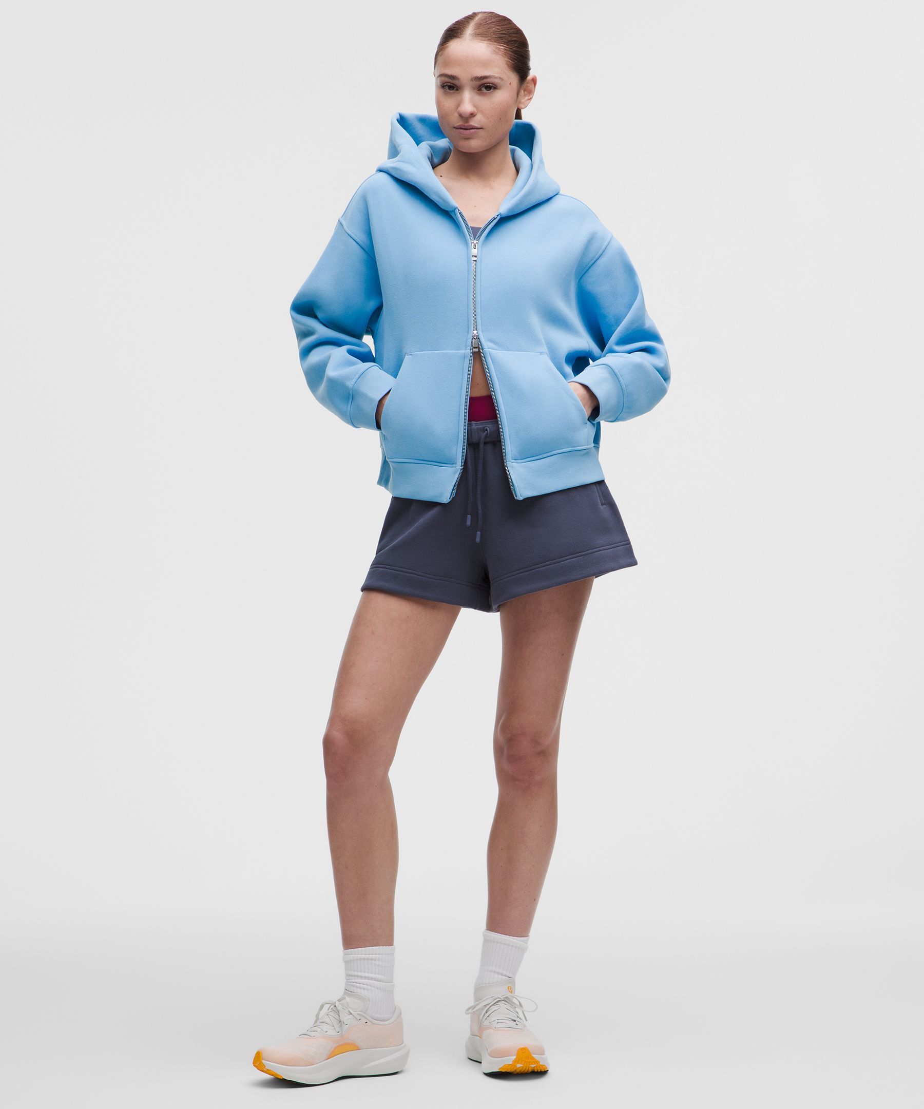 Chandail à capuchon zippé Steady State en SuperLoft pour femmes