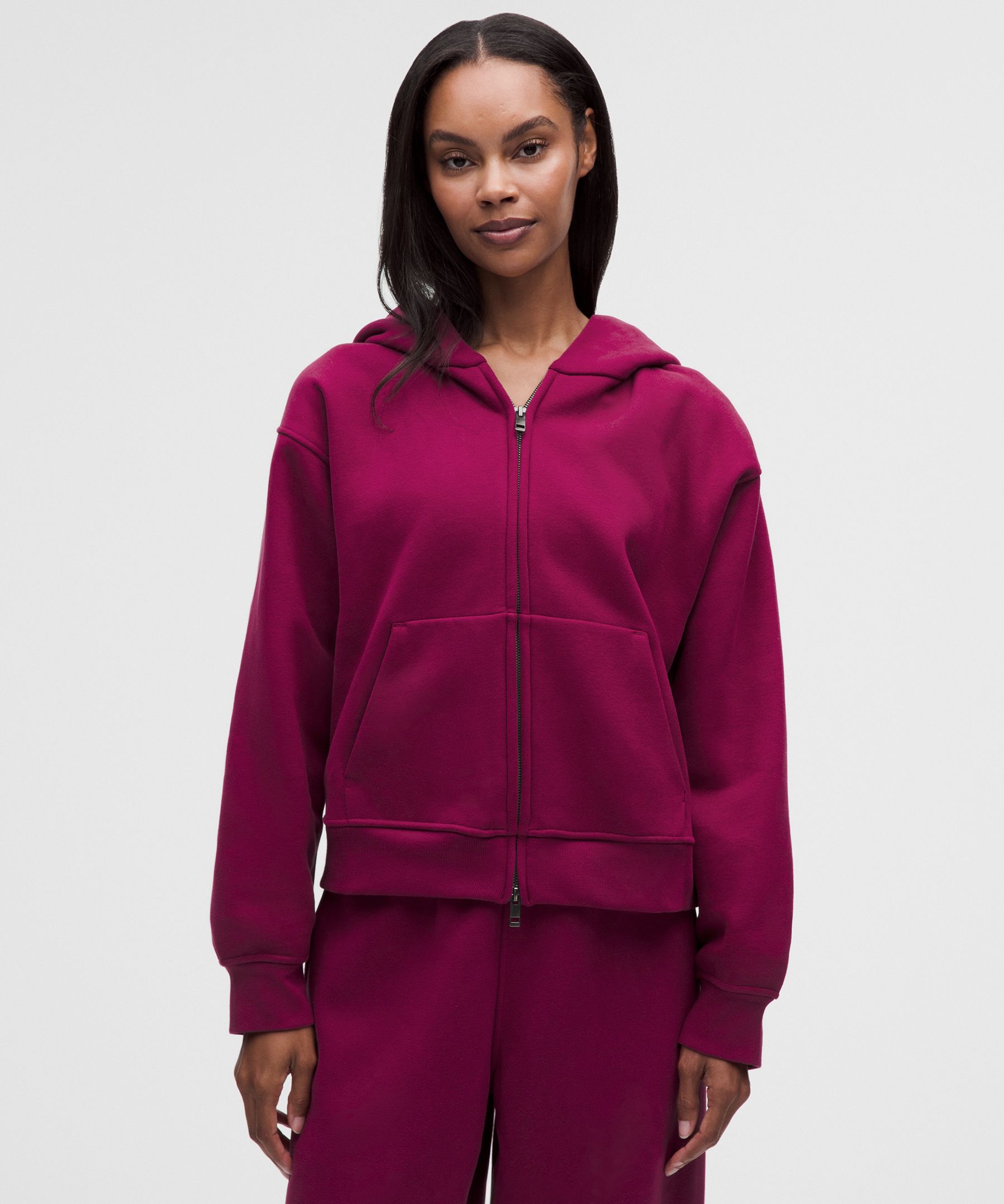 Sudadera con capucha Steady State de SuperLoft con cierre completo para mujer