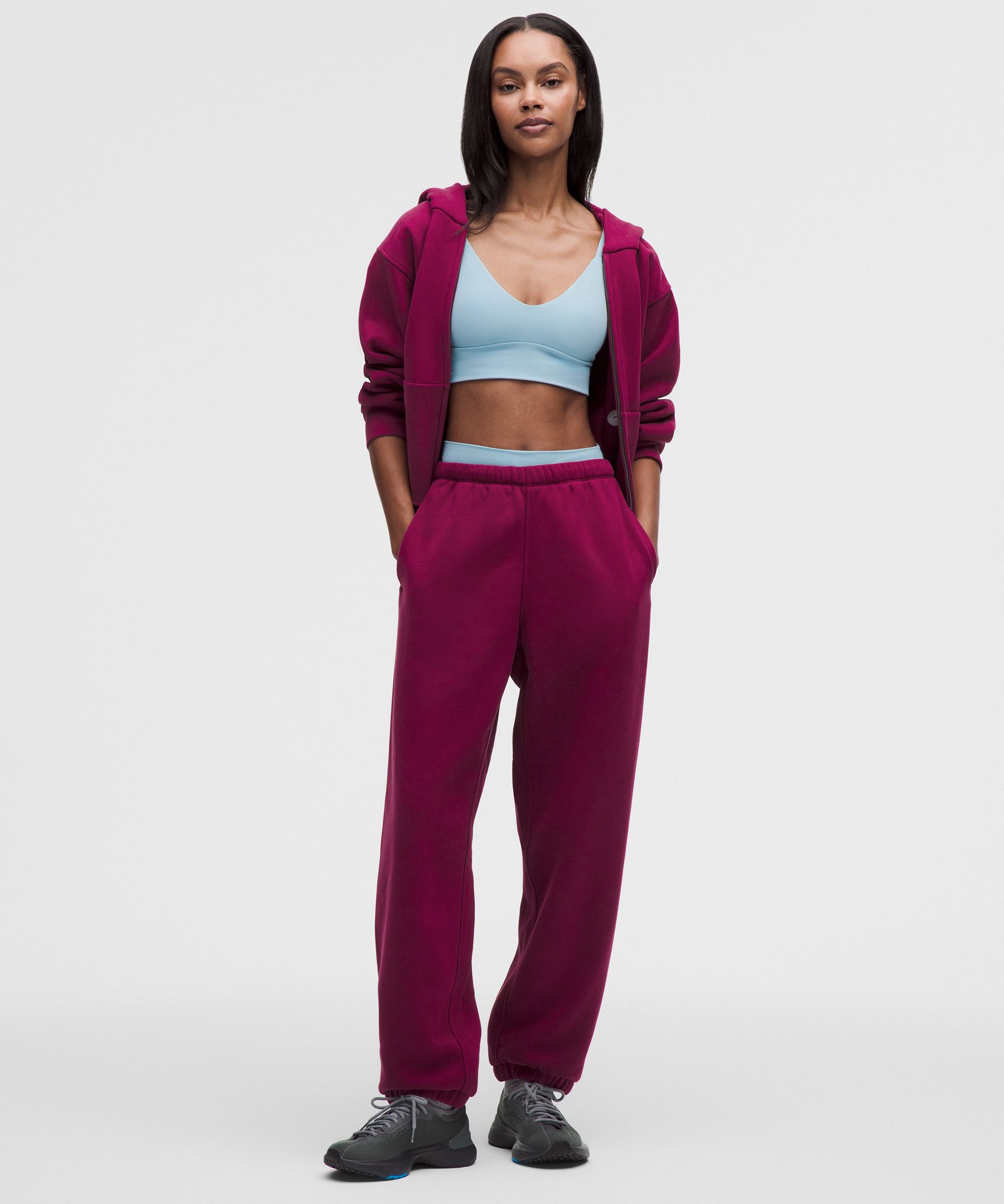 Sudadera con capucha Steady State de SuperLoft con cierre completo para mujer