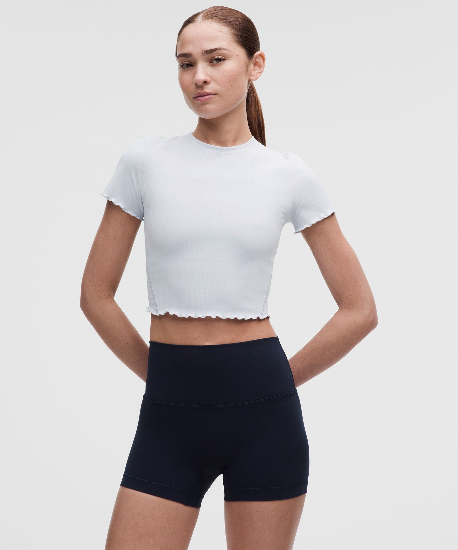 Lululemon lululemon Align™ Lettuce-Hem Baby Tee INTERNATIONAL SHIPPING