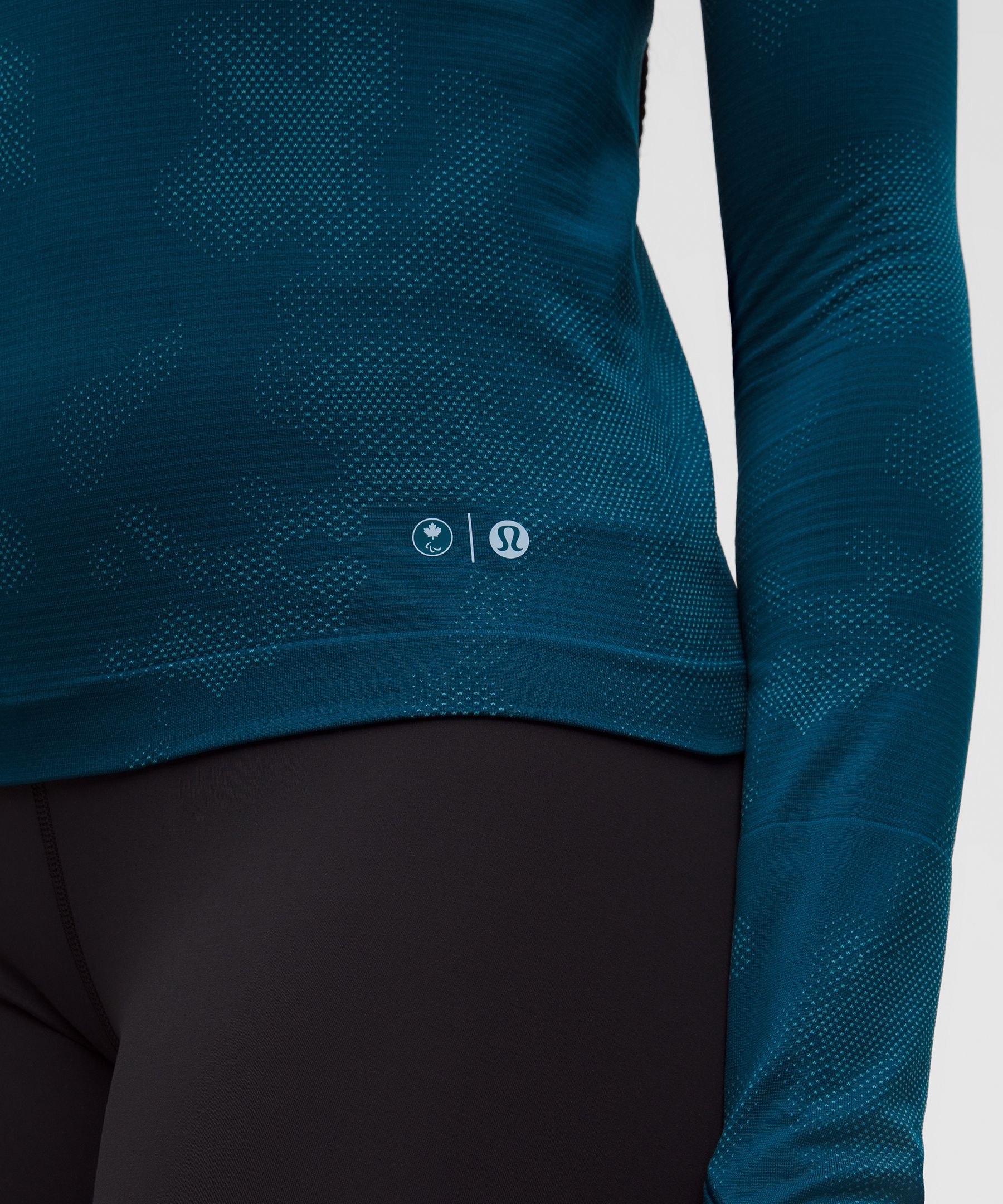 Team Canada Swiftly Tech Long-Sleeve Shirt 2.0 Waist Length *CPC Logo