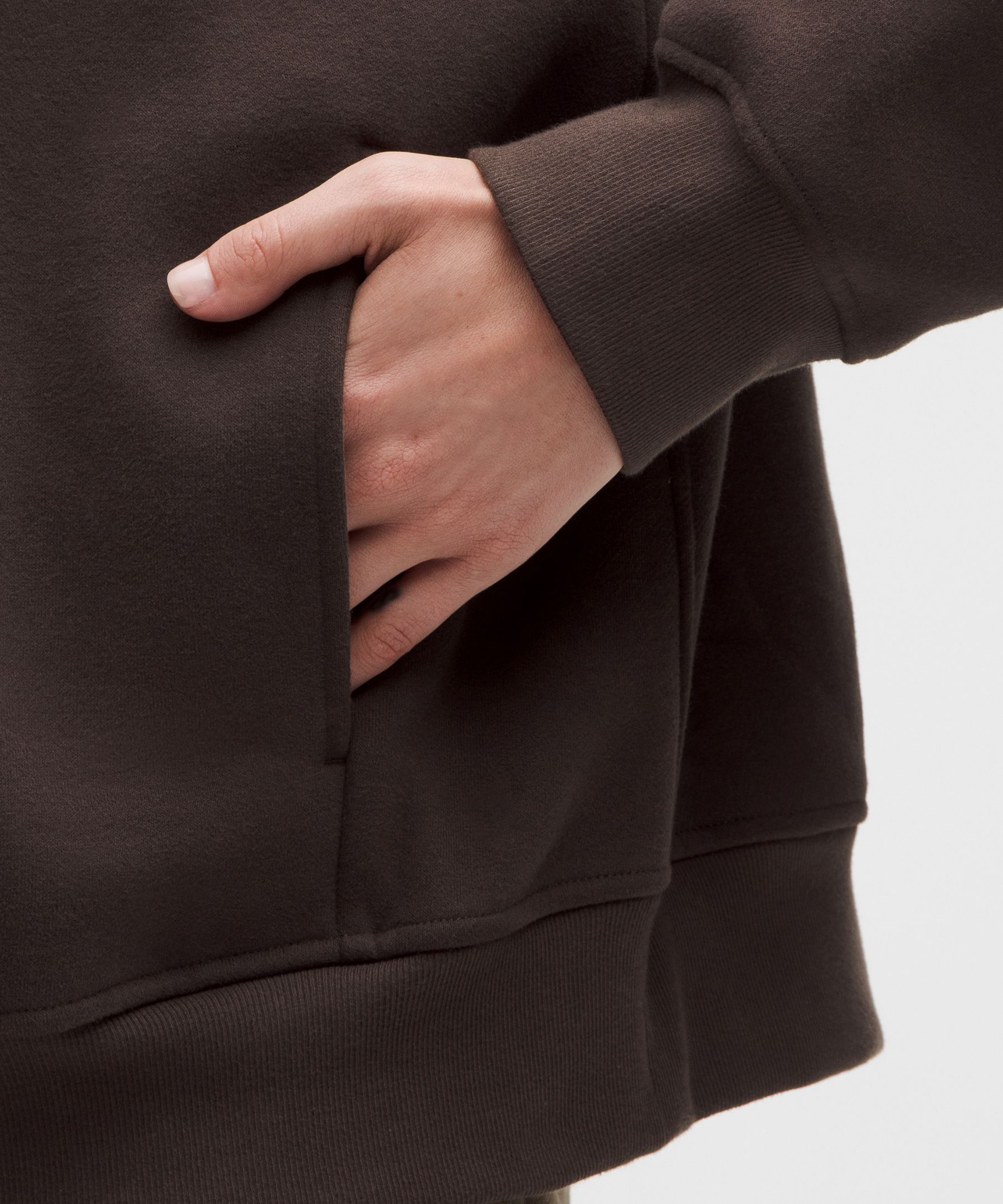 Sudadera Steady State SuperLoft oversized con cuello chimenea y media cremallera para mujer