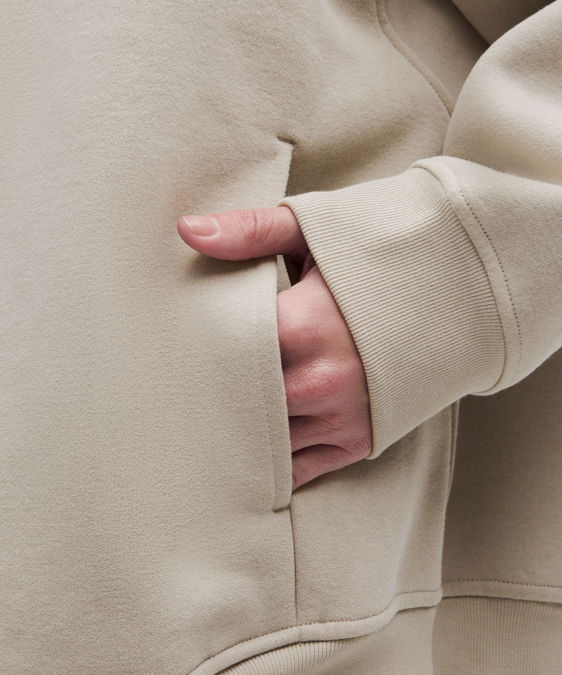 Sweat Steady State oversize demi-zipp&eacute; &agrave; col montant en SuperLoft pour femmes