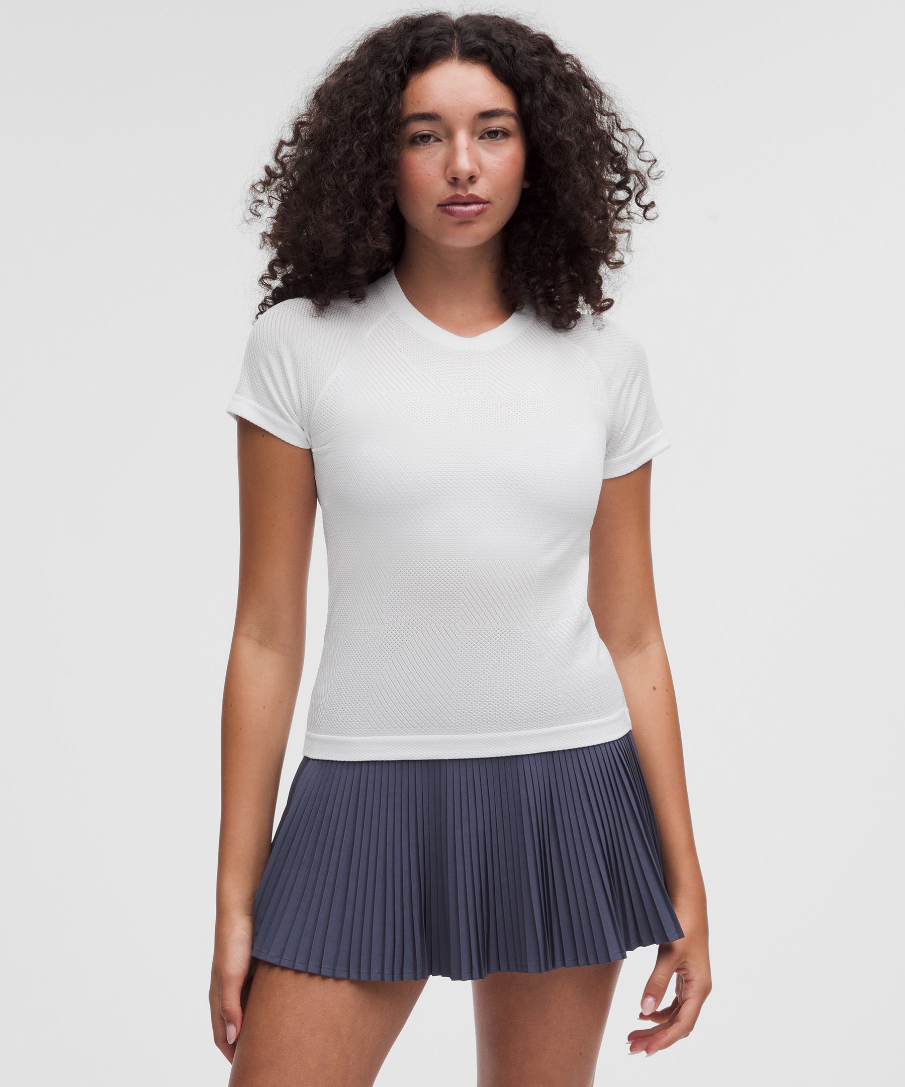 Swiftly Tech Short-Sleeve Shirt 2.0 *Texture Block