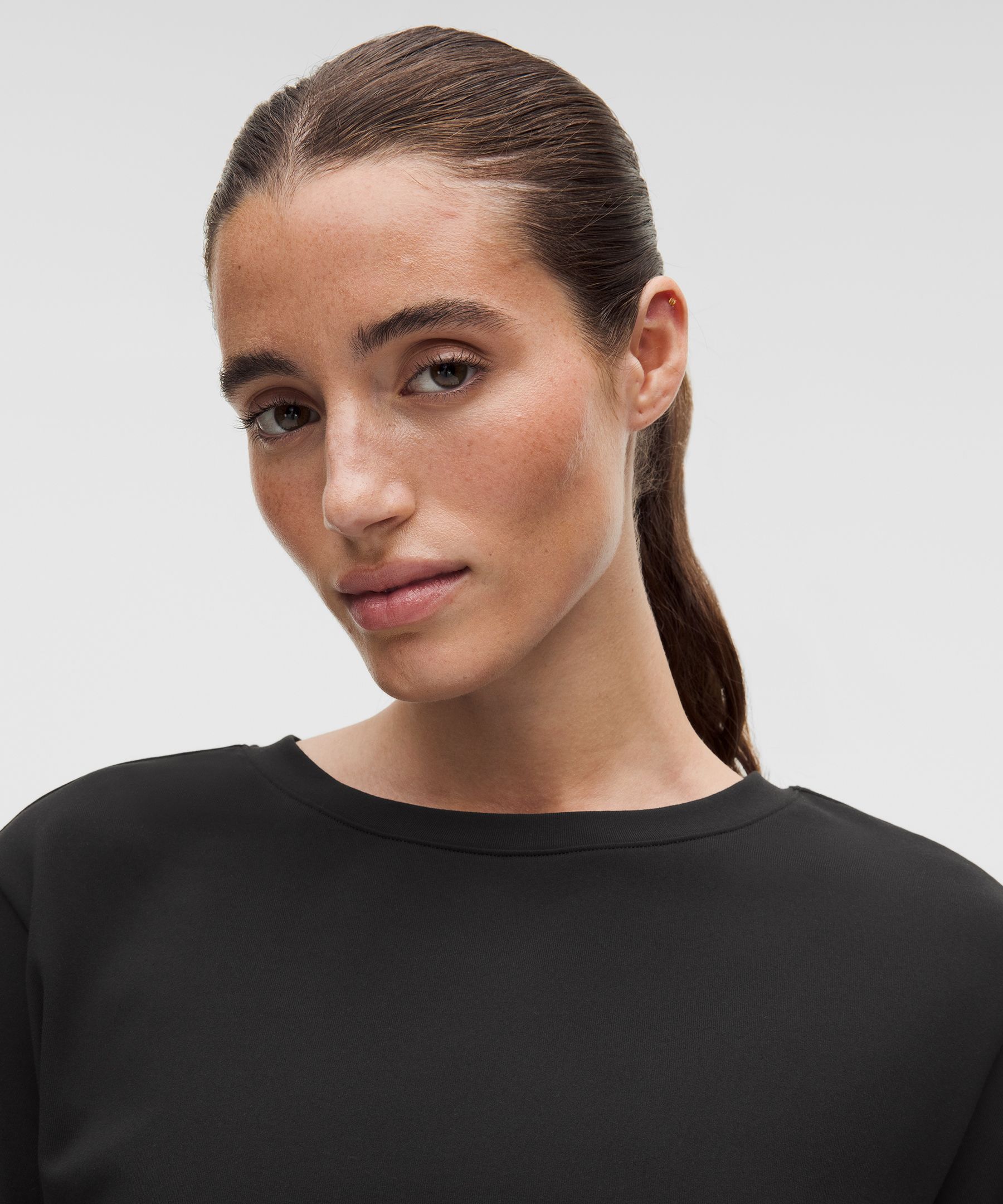 Luon Wide-Sleeve Keyhole Yoga T-Shirt