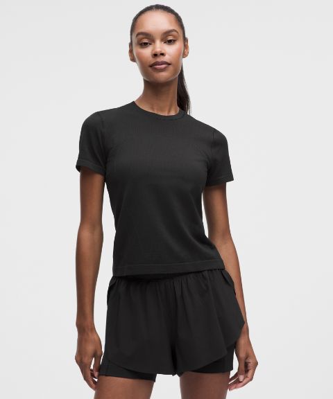 Женские рубашки Lululemon Super Swiftly Short-Sleeve Shirt