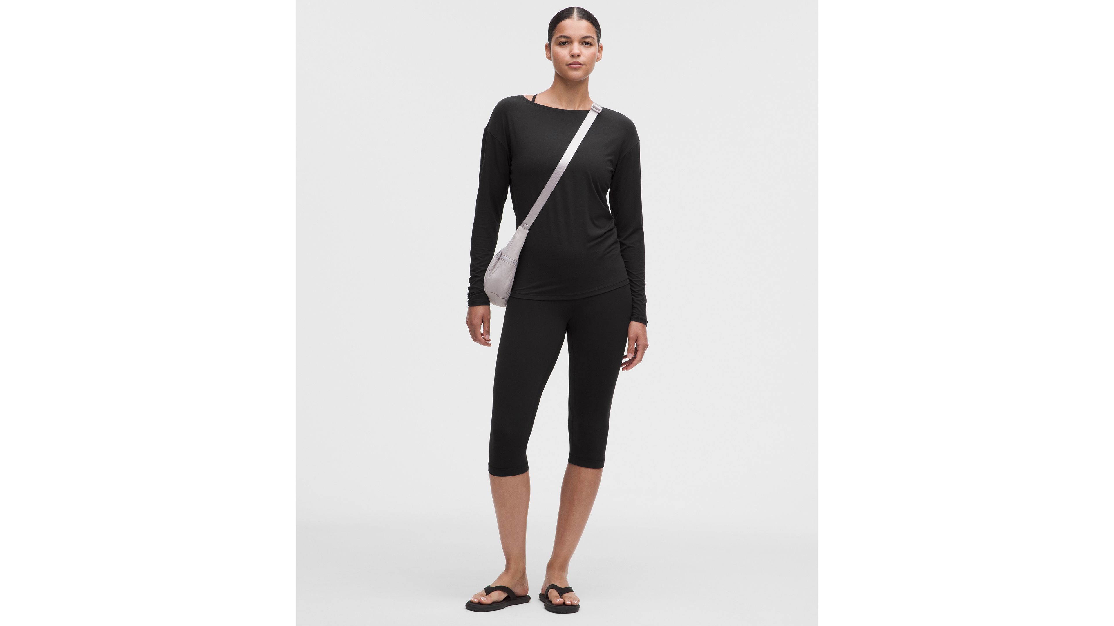 SilkyAppeal Hip-Length Long-Sleeve Shirt