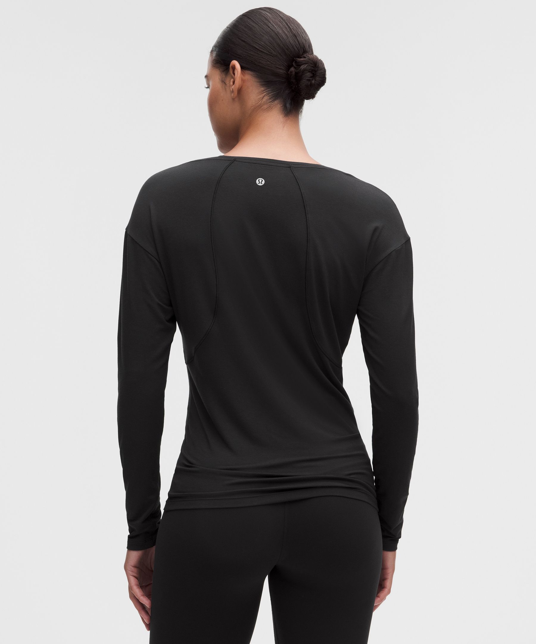 SilkyAppeal Hip-Length Long-Sleeve Shirt