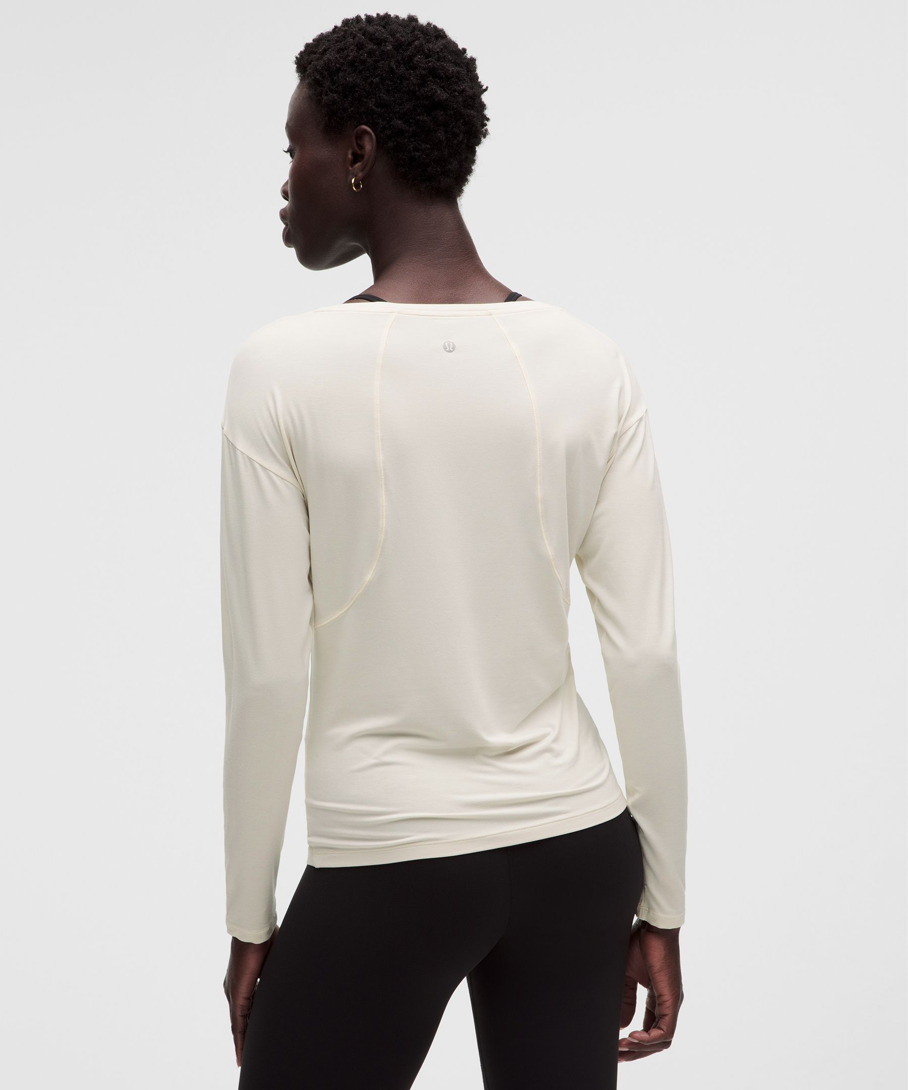 SilkyAppeal Hip-Length Long-Sleeve Shirt
