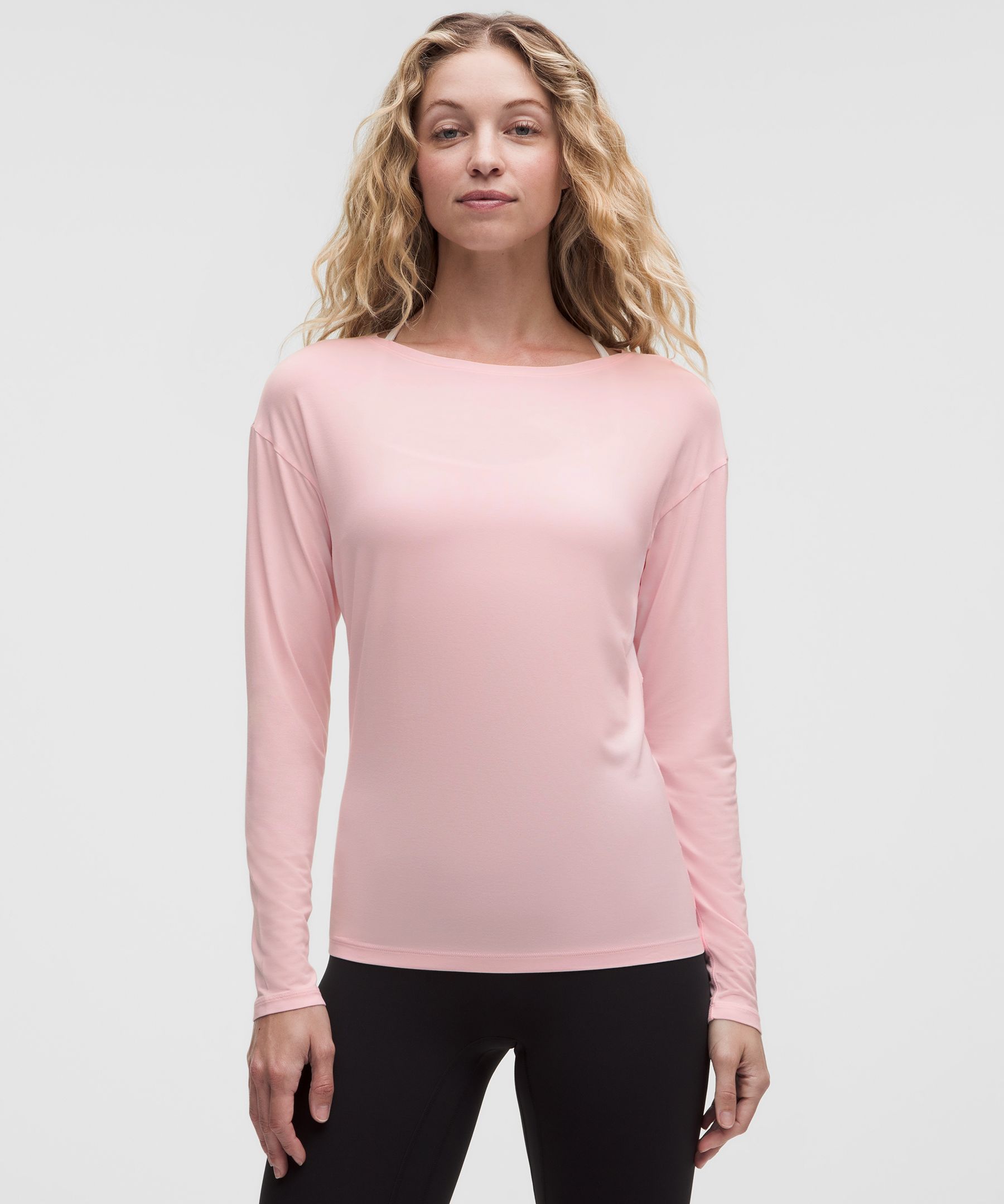 SilkyAppeal Hip-Length Long-Sleeve Shirt