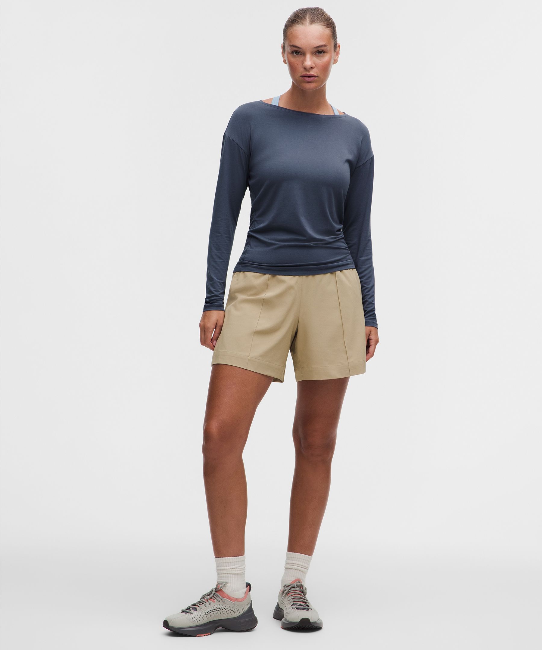 SilkyAppeal Hip-Length Long-Sleeve Shirt