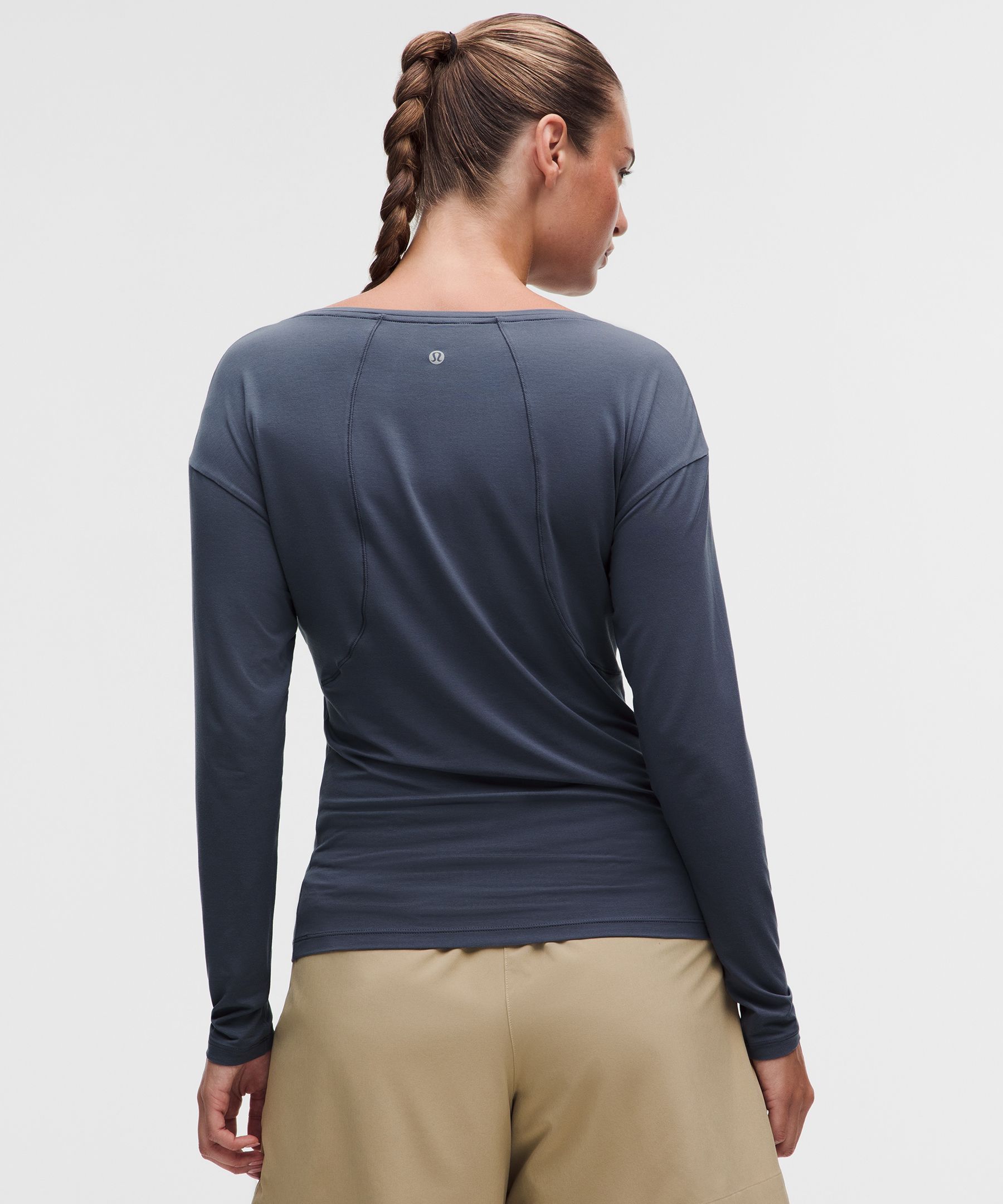 SilkyAppeal Hip-Length Long-Sleeve Shirt