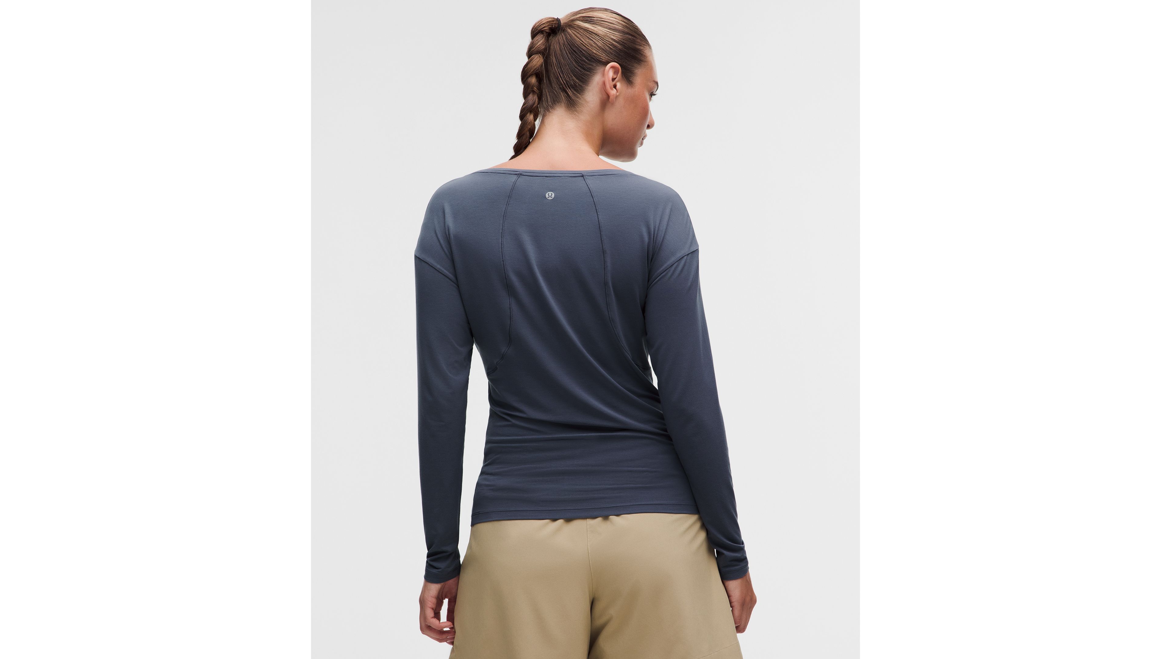SilkyAppeal Hip-Length Long-Sleeve Shirt