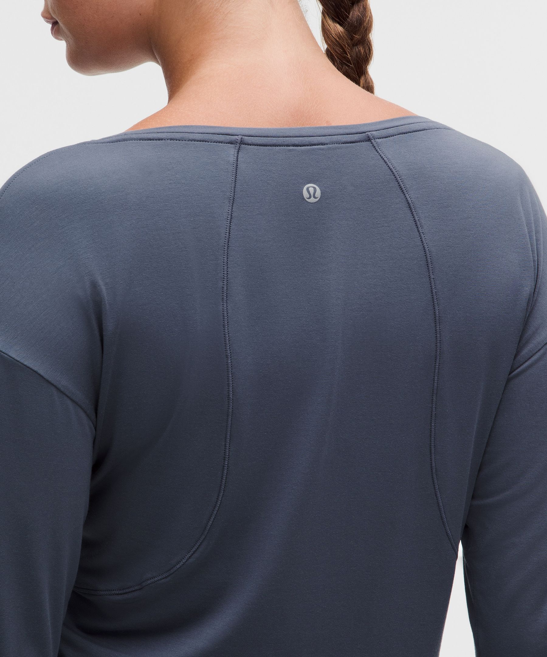 SilkyAppeal Hip-Length Long-Sleeve Shirt