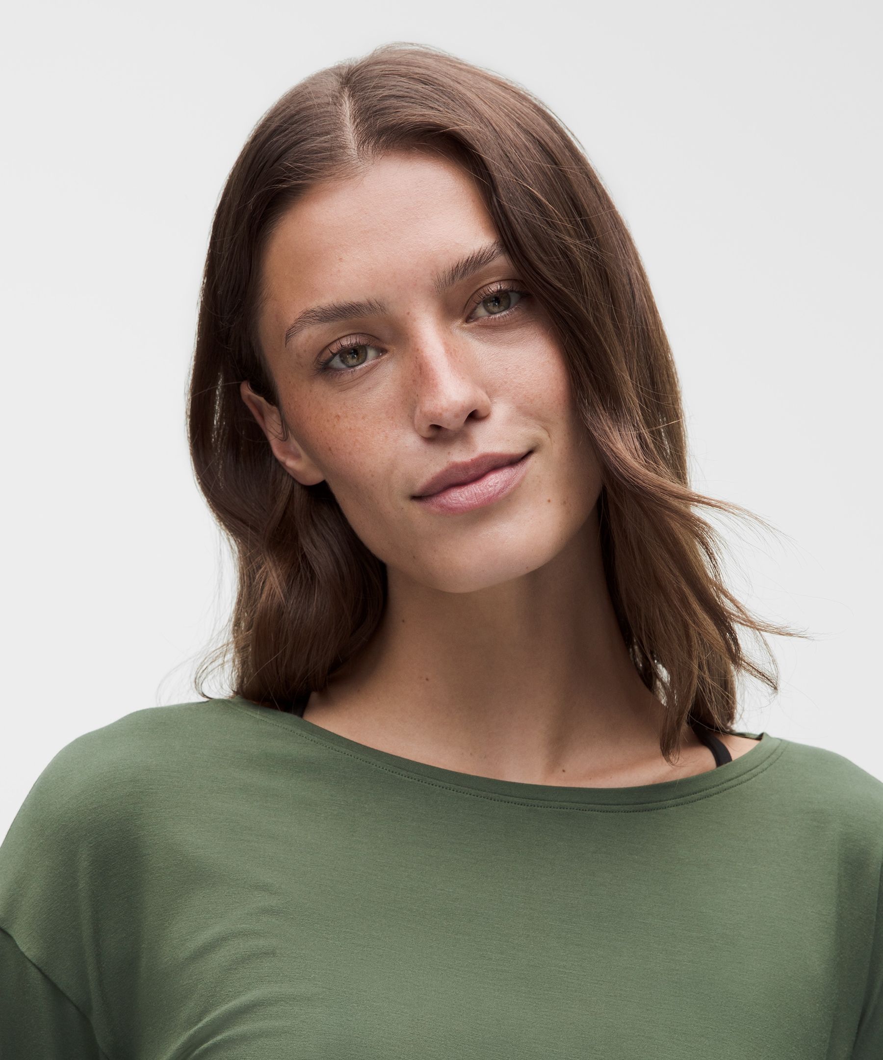 SilkyAppeal Hip-Length Long-Sleeve Shirt