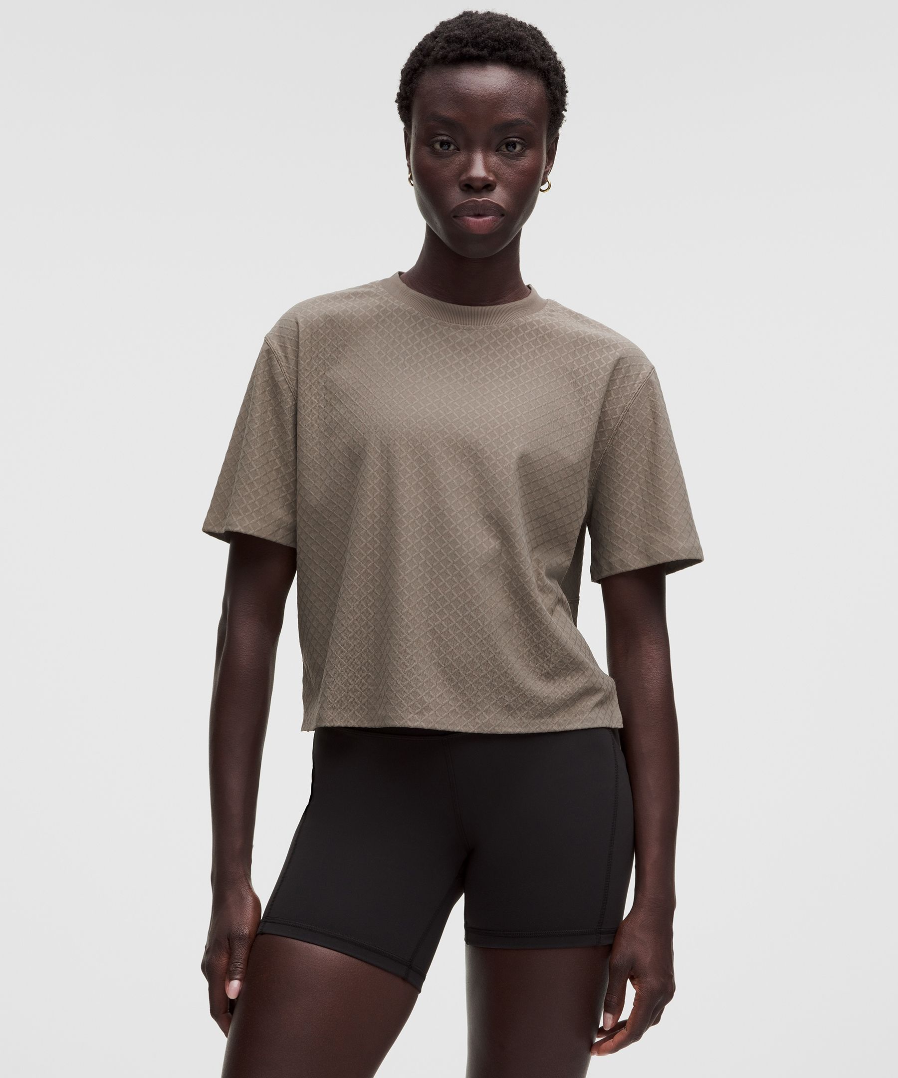 Diamond Mesh Training Short-Sleeve Shirt